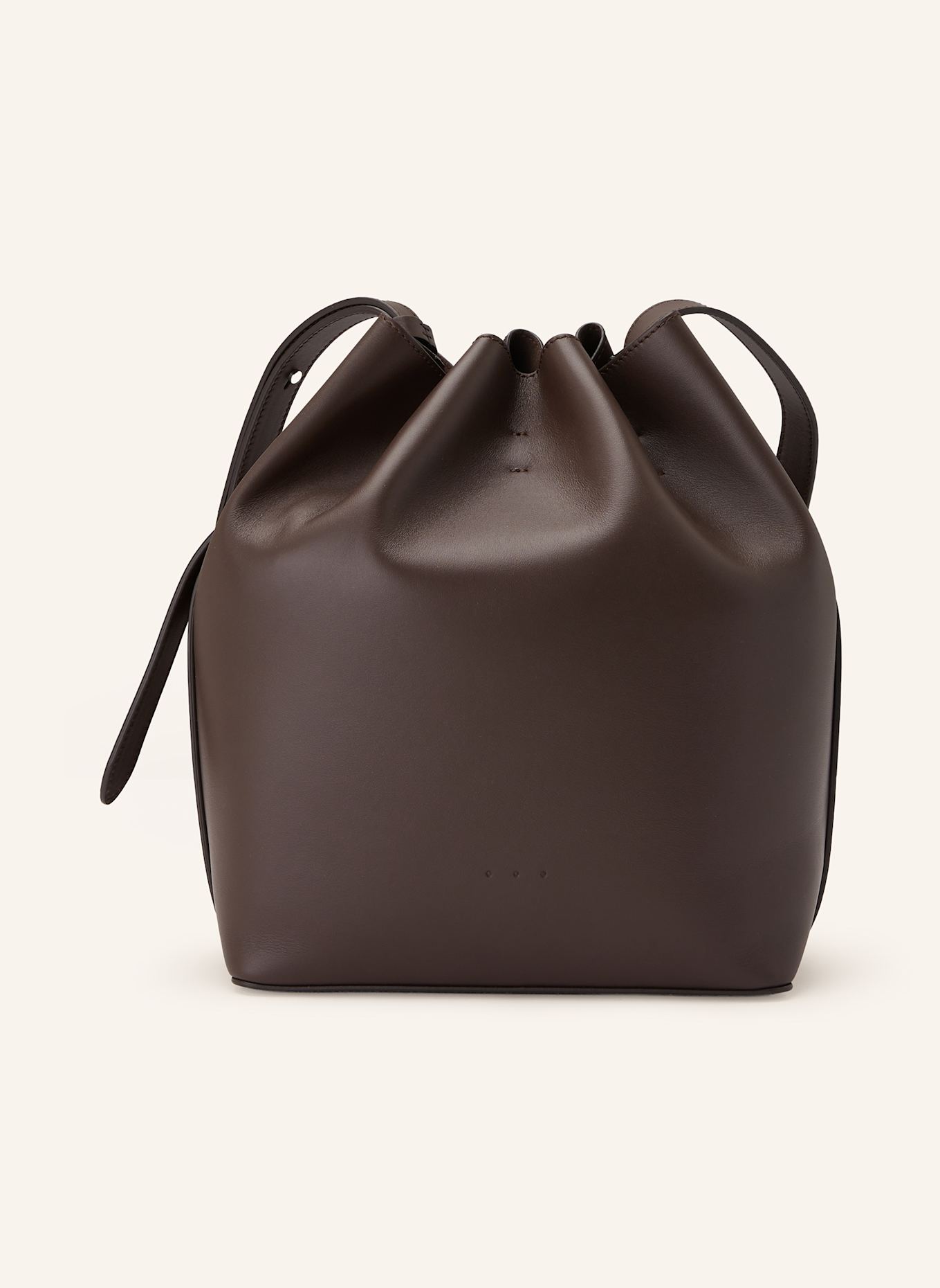 AESTHER EKME Pouch bag MARIN SUPPLE MEDIUM: DARK BROWN