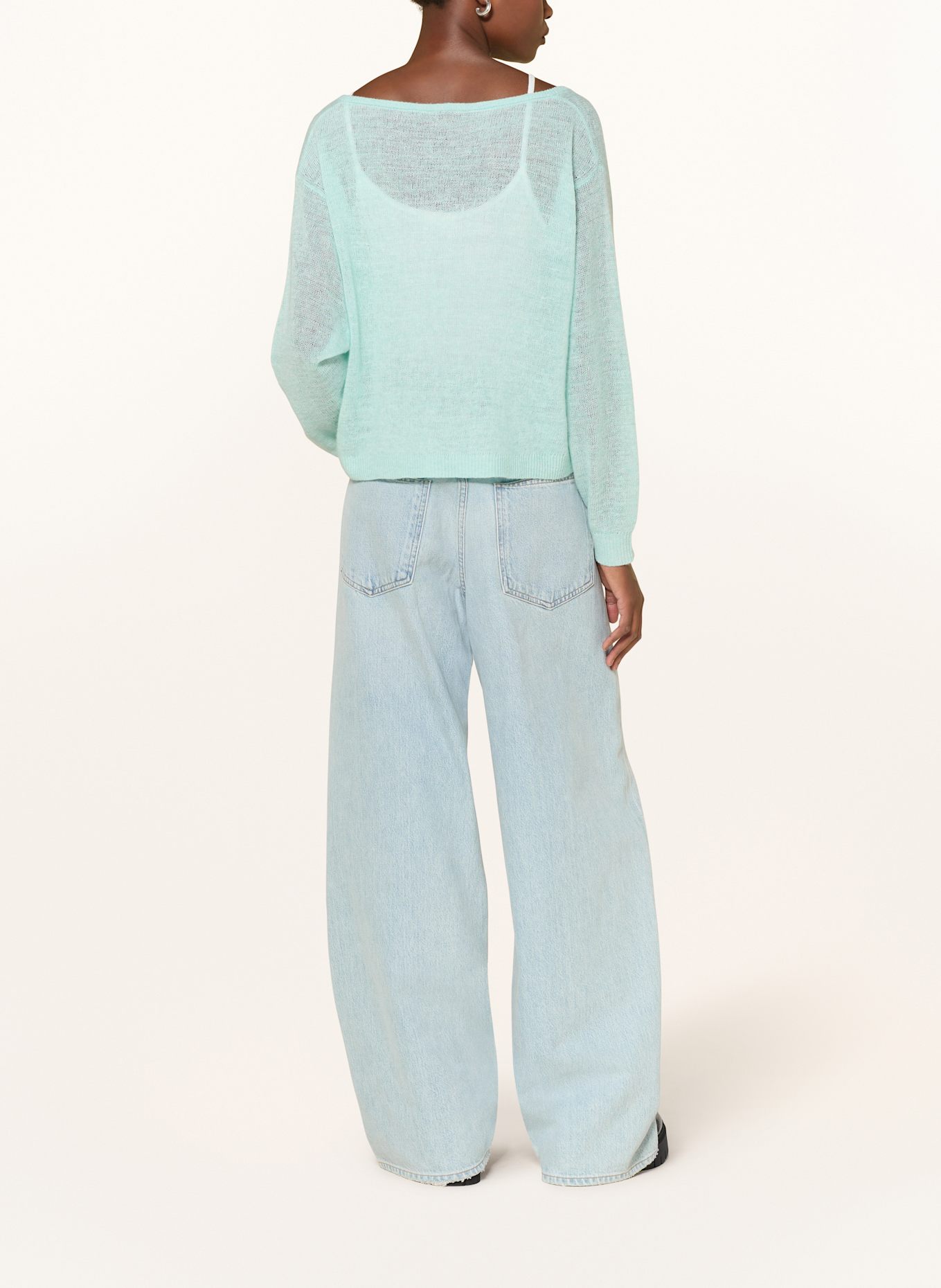 American Vintage Sweter DUMY: TURKUSOWY