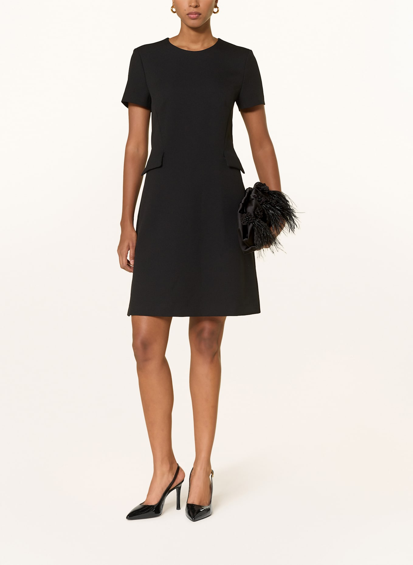 MARC CAIN Clutch: SCHWARZ