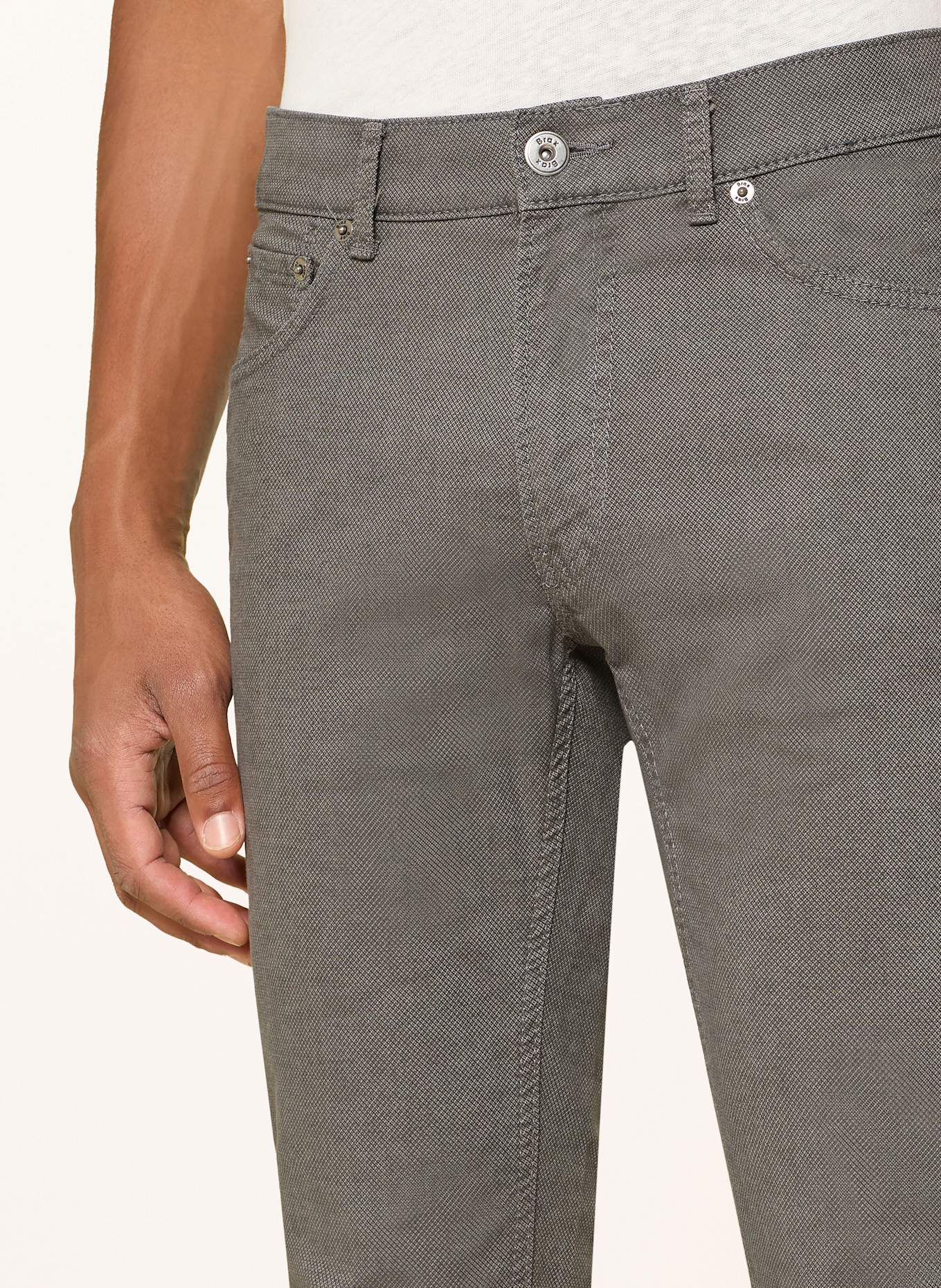 BRAX Hose CHUCK Regular Fit: DUNKELGRAU