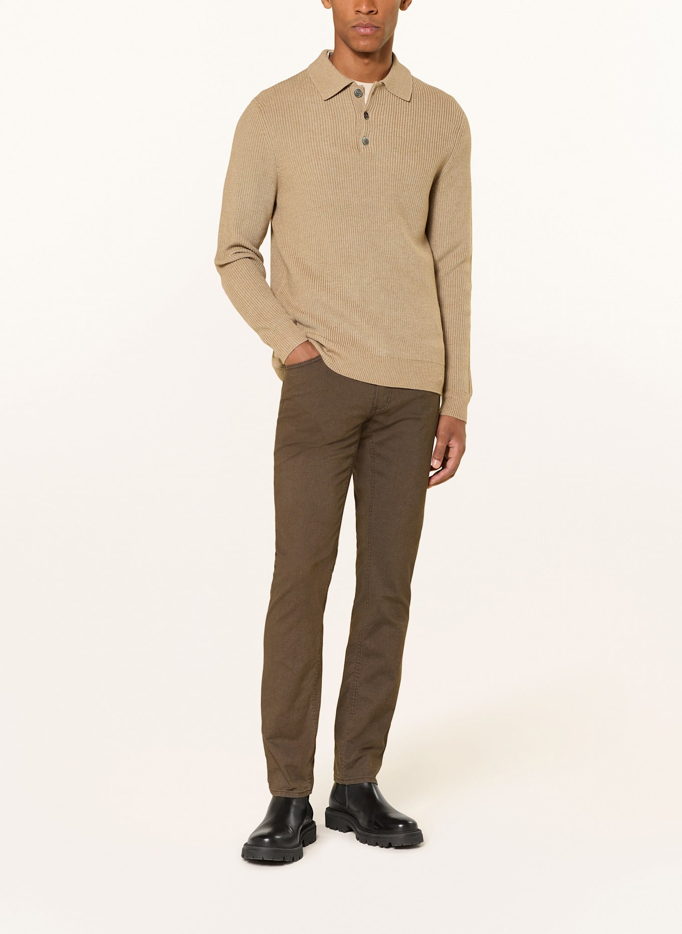 BRAX Hose CHUCK Regular Fit: DUNKELBRAUN