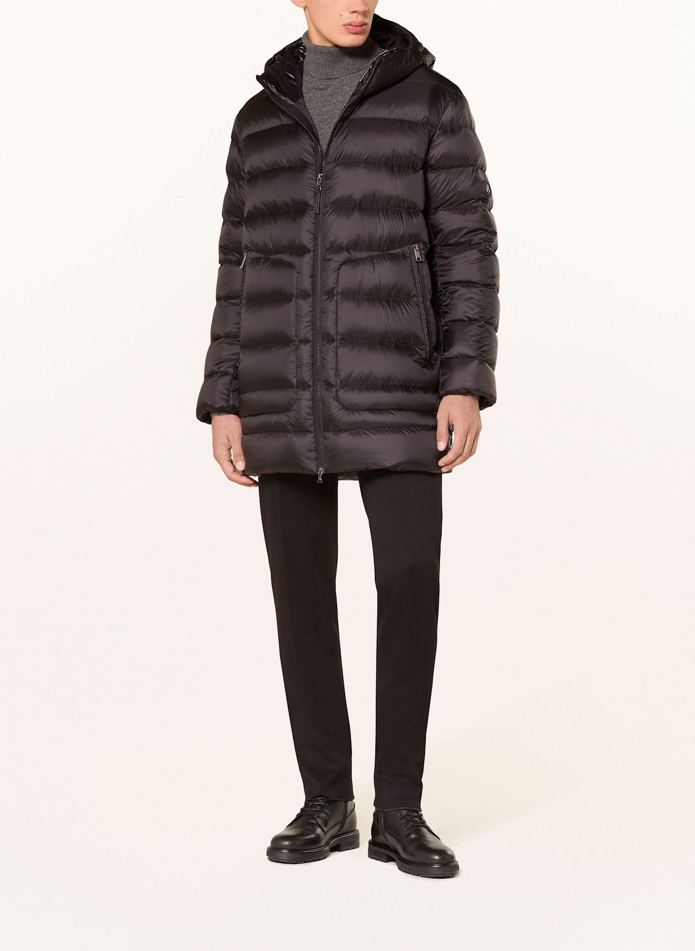 BOGNER Daunenmantel HERBY: SCHWARZ