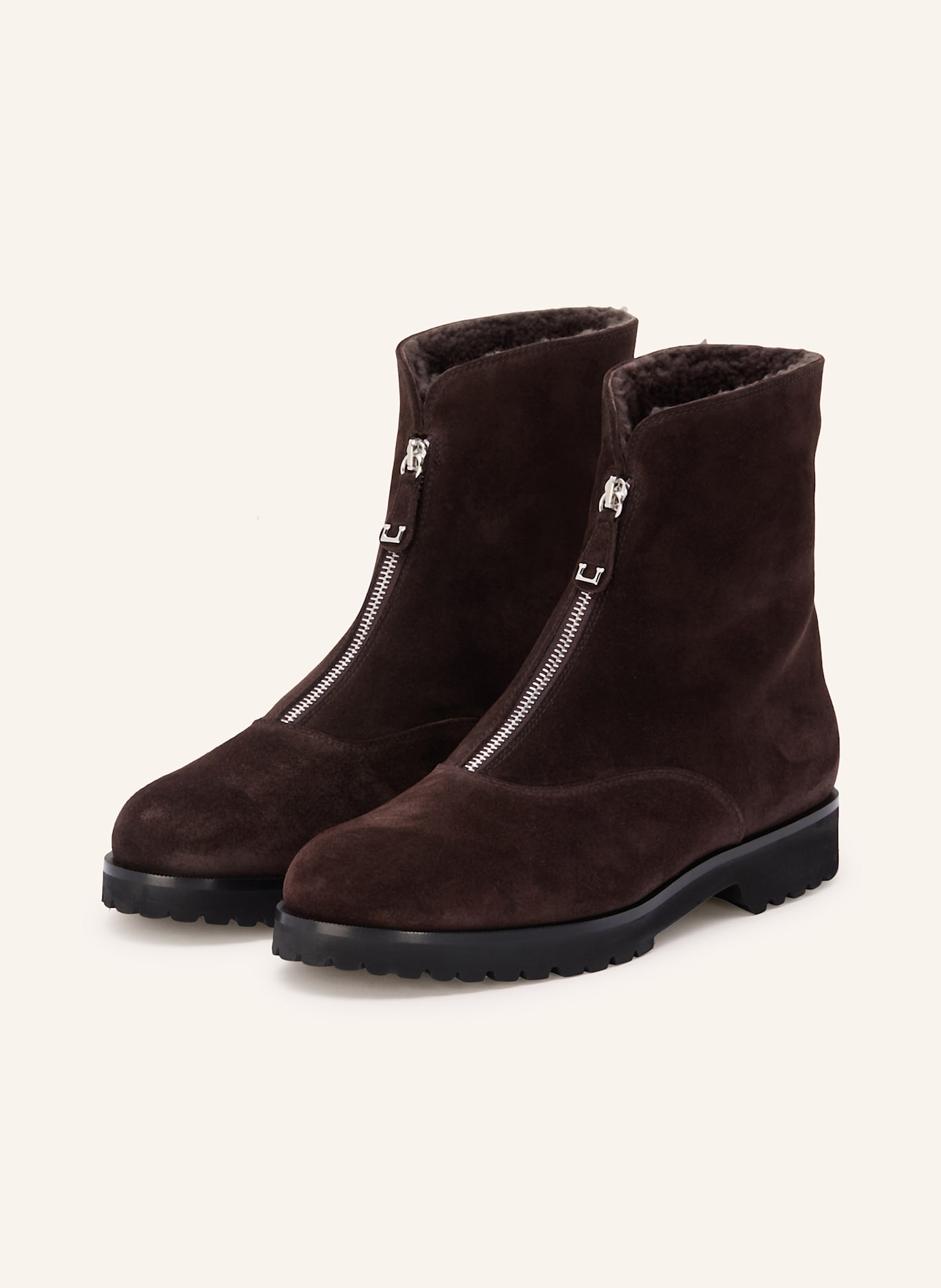 UNÜTZER Boots: DUNKELBRAUN