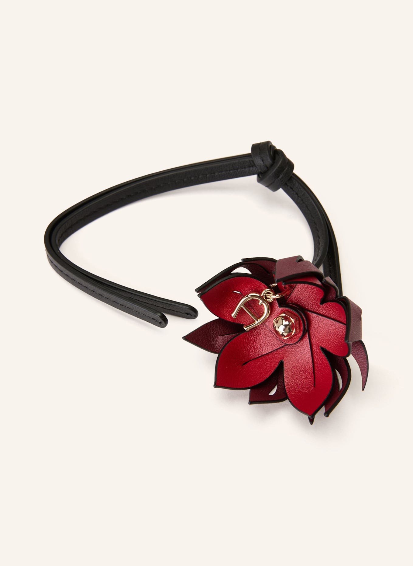 AIGNER Taschenanhänger FASHION: SCHWARZ / DUNKELROT