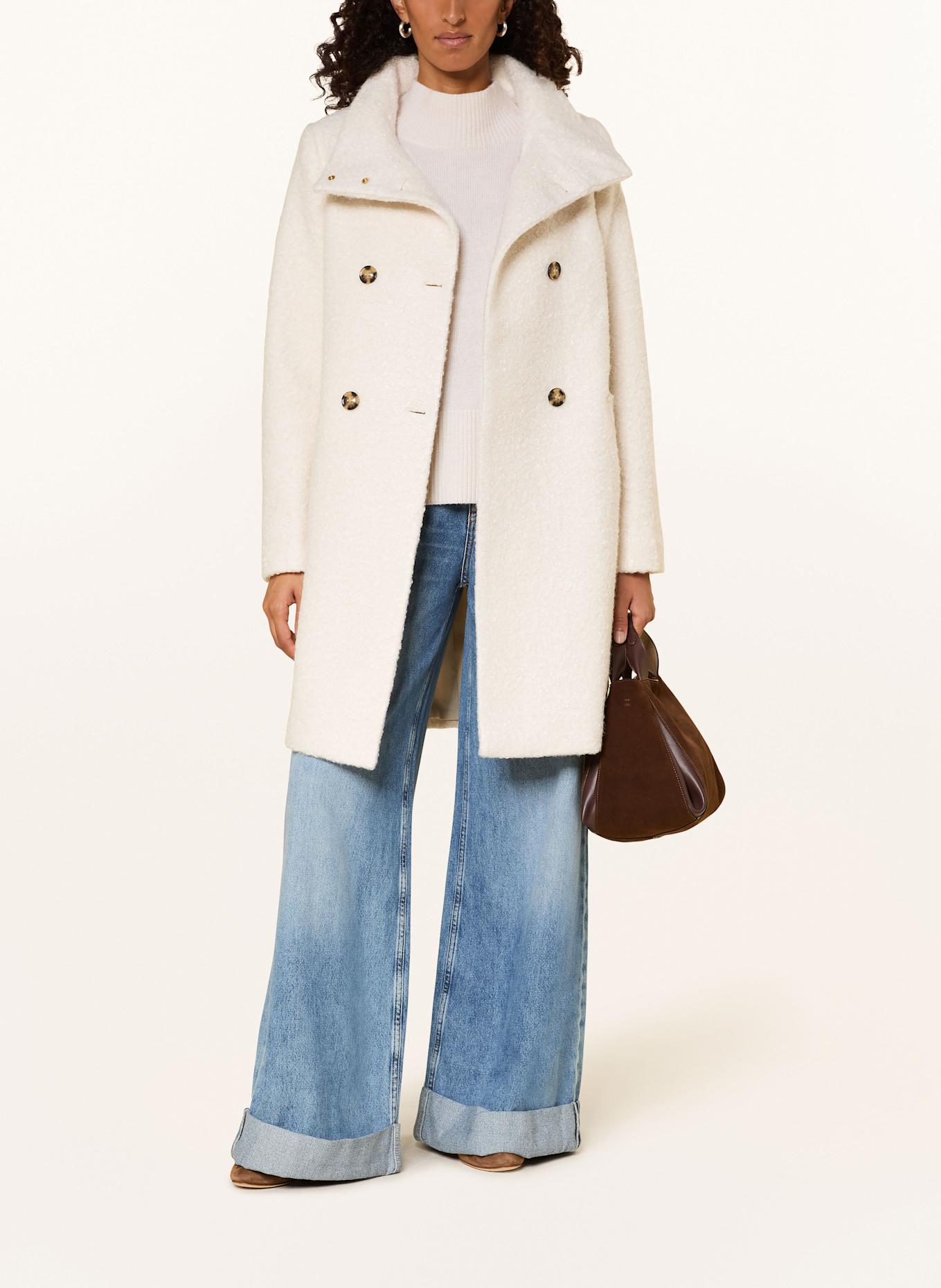 s.Oliver BLACK LABEL Mantel aus Teddyfell: WEISS