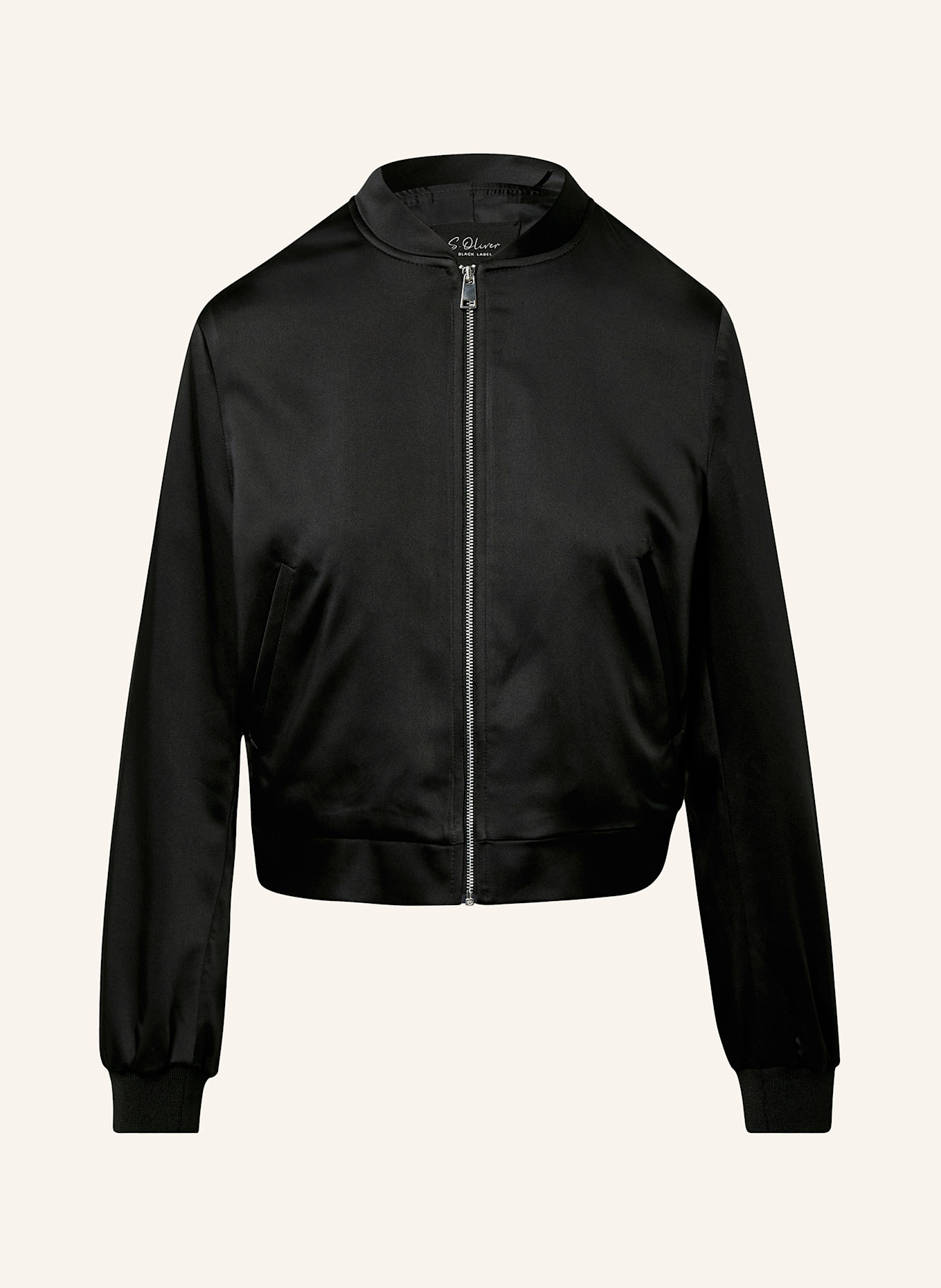 S.Oliver BLACK LABEL Giacca Corta Teddy In Pile Per Donna - Colletto Rialzato, Chiusura Nascosta, Tasche Applicate - Vestibilità Normale