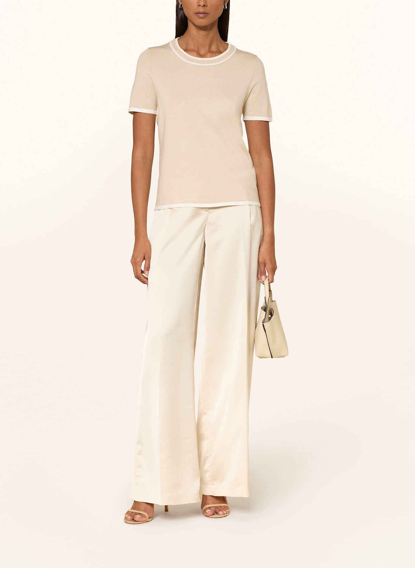 s.Oliver BLACK LABEL Strickshirt: CREME