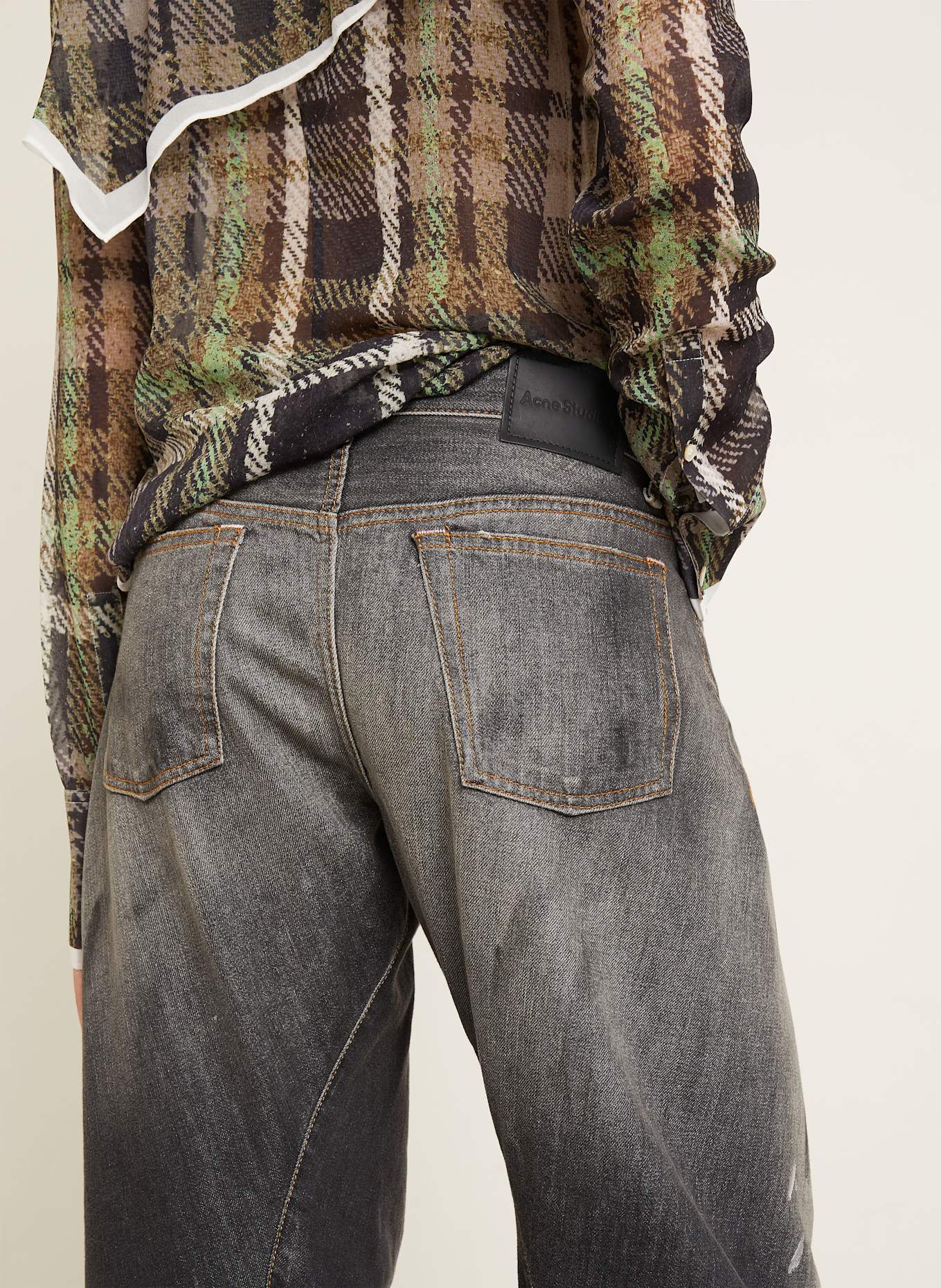 Acne Studios Jeansy: BLACK