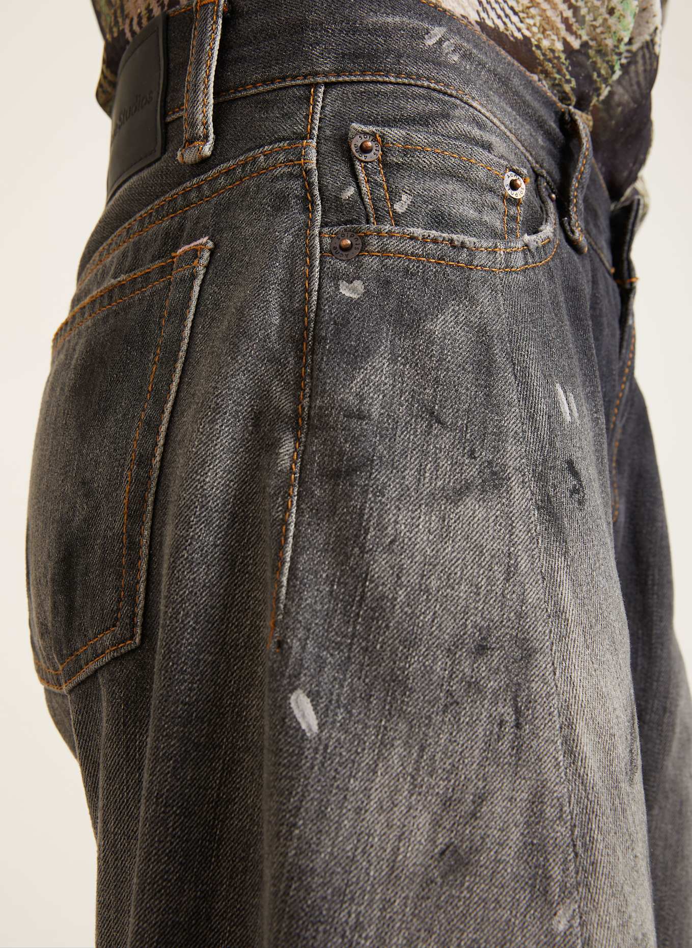Acne Studios Jeansy: BLACK