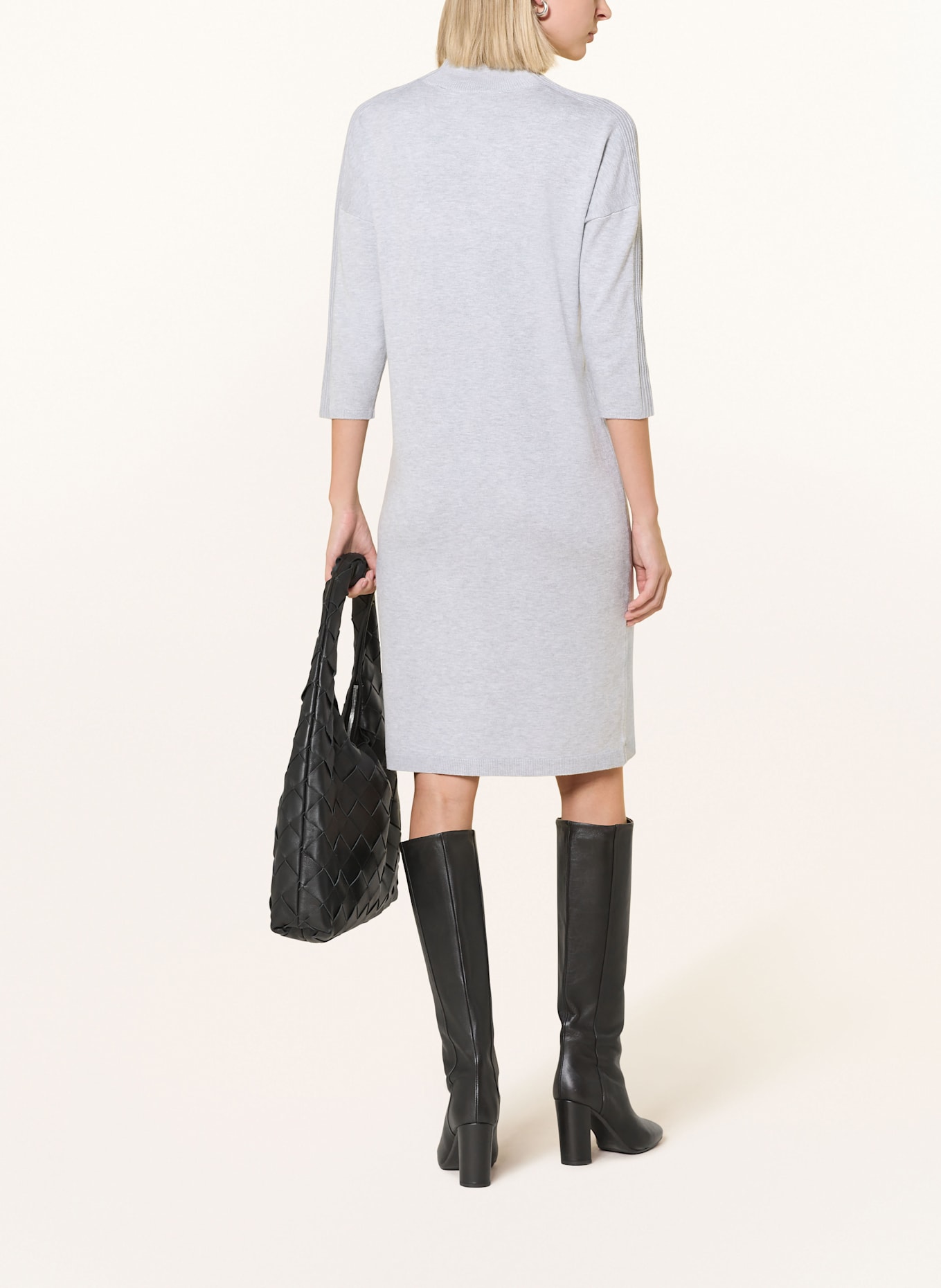 comma Strickkleid: HELLGRAU