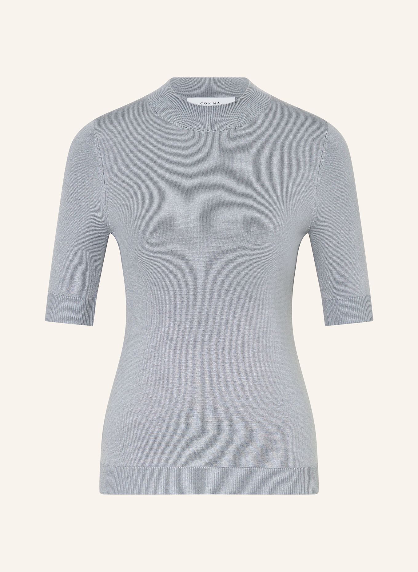 comma Strickshirt: BLAUGRAU