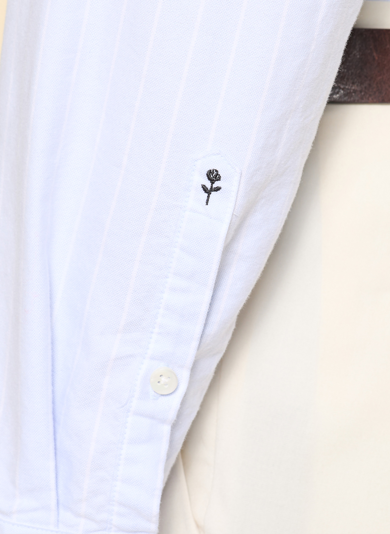 seidensticker Piqué-Hemd Regular Fit: HELLBLAU / WEISS