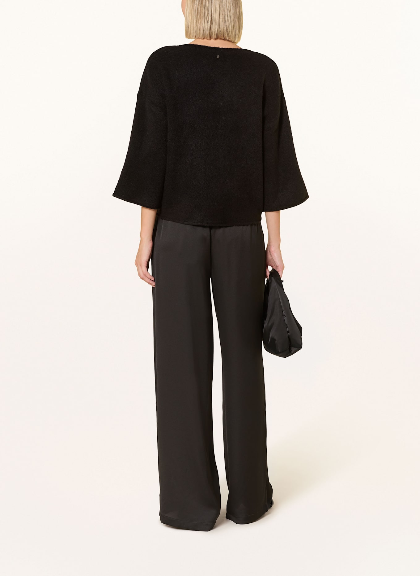 ROBE LÉGÈRE Pullover mit 3/4-Arm: SCHWARZ