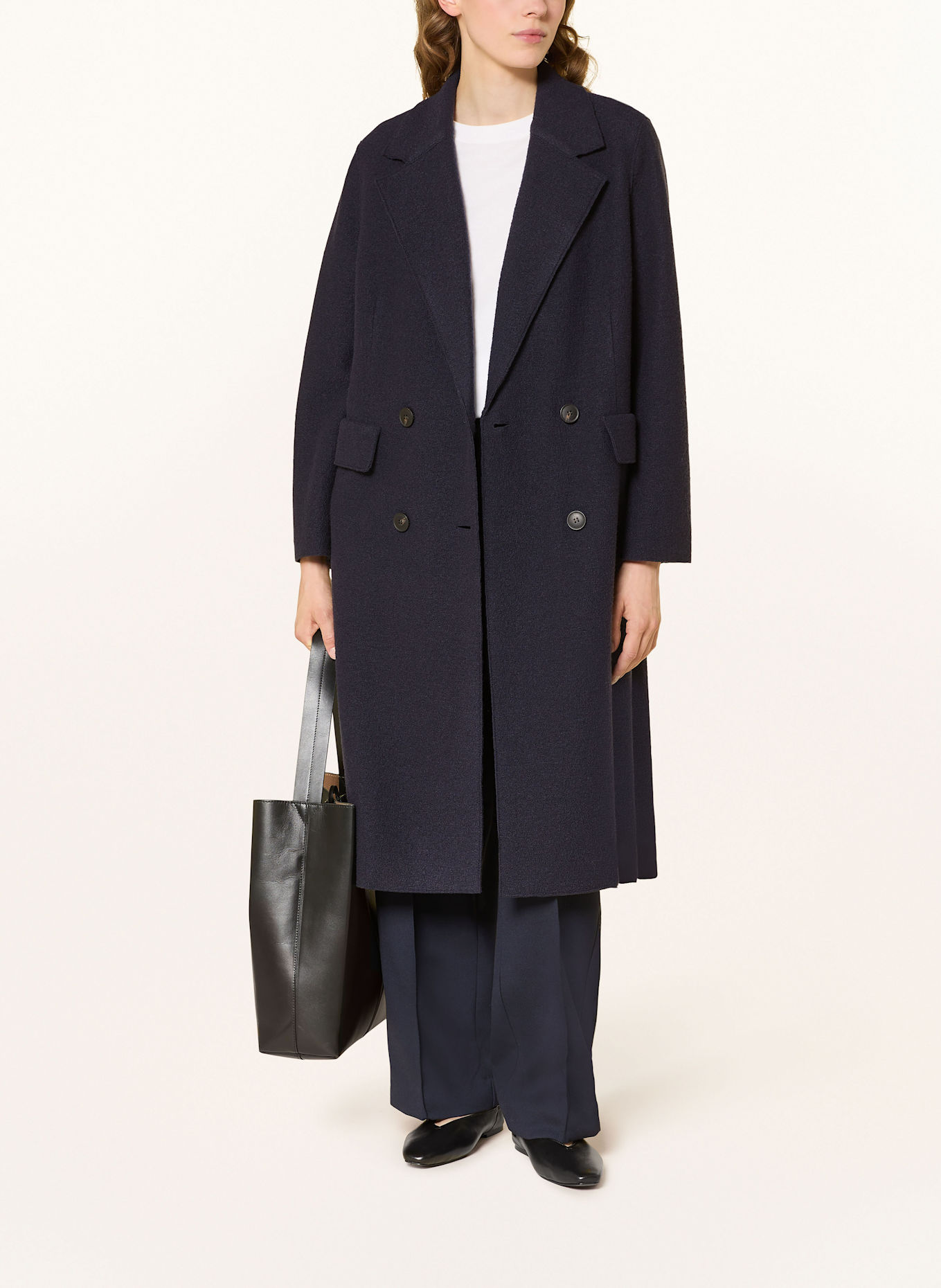 oui Mantel: DUNKELBLAU