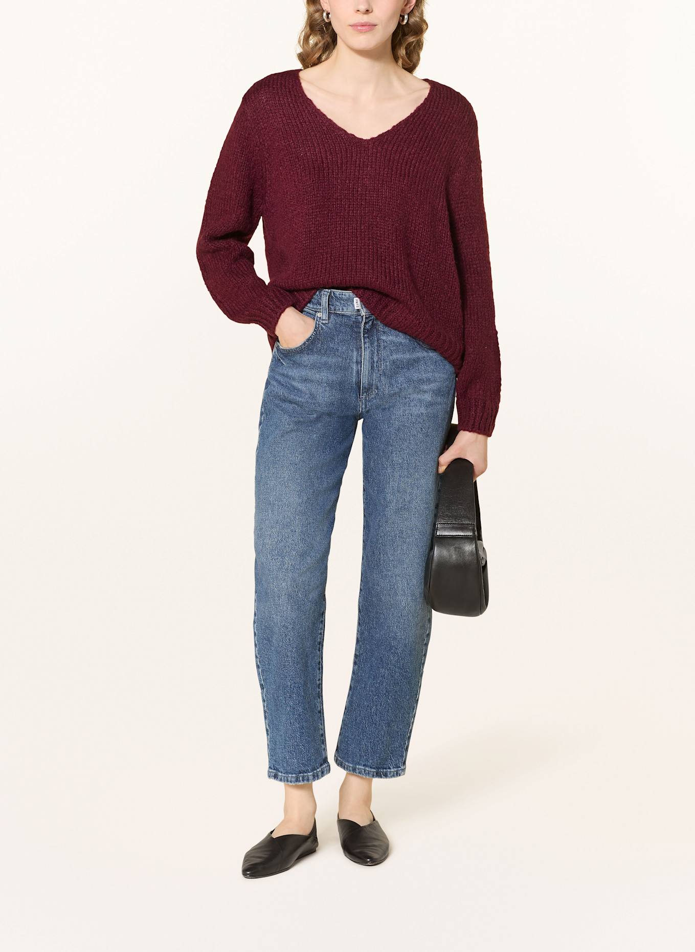 oui Pullover: DUNKELLILA