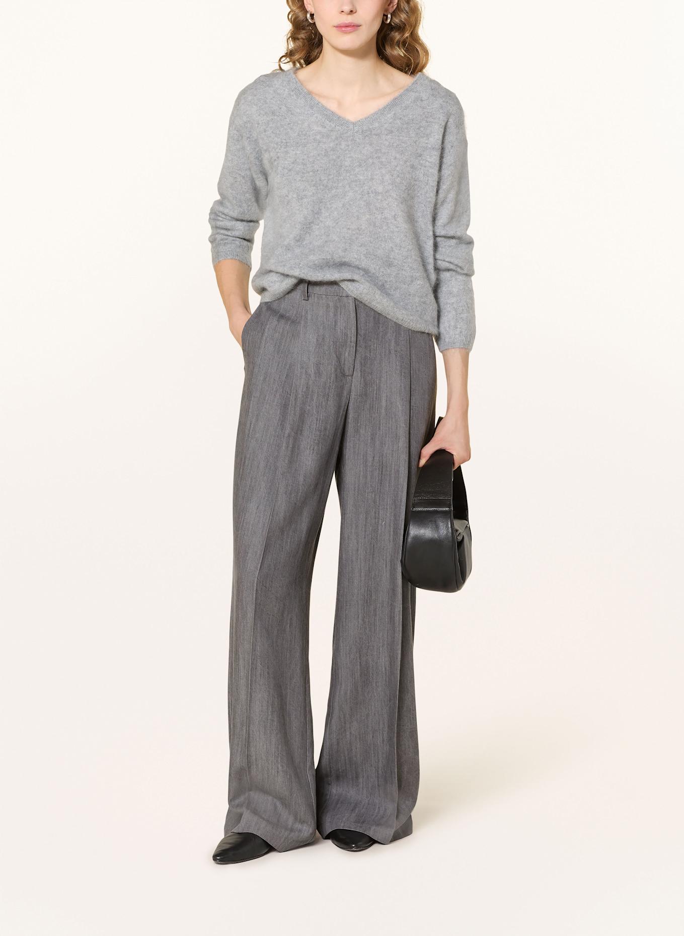 oui Cashmere-Pullover: GRAU