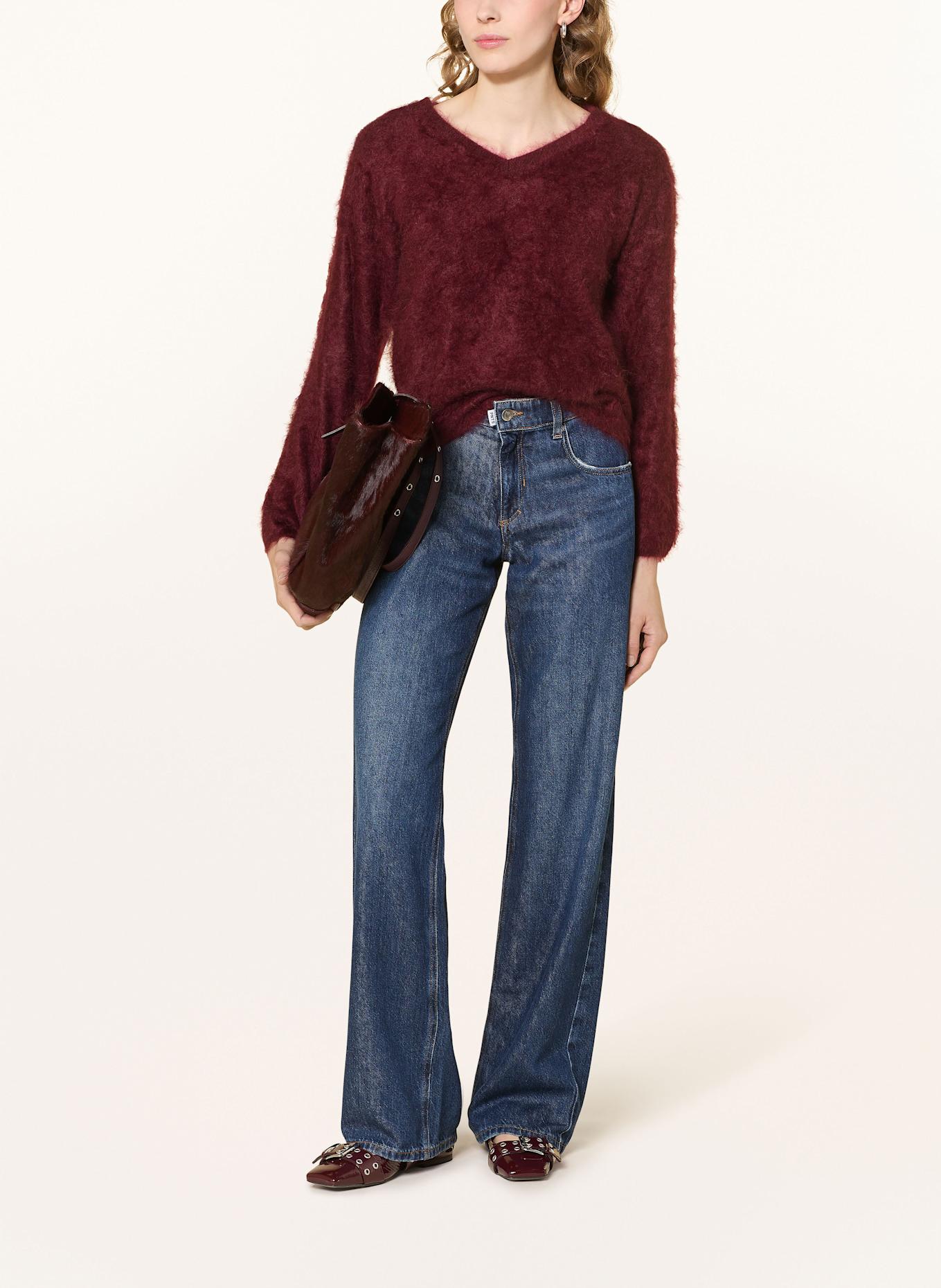 oui Cashmere-Pullover: DUNKELLILA