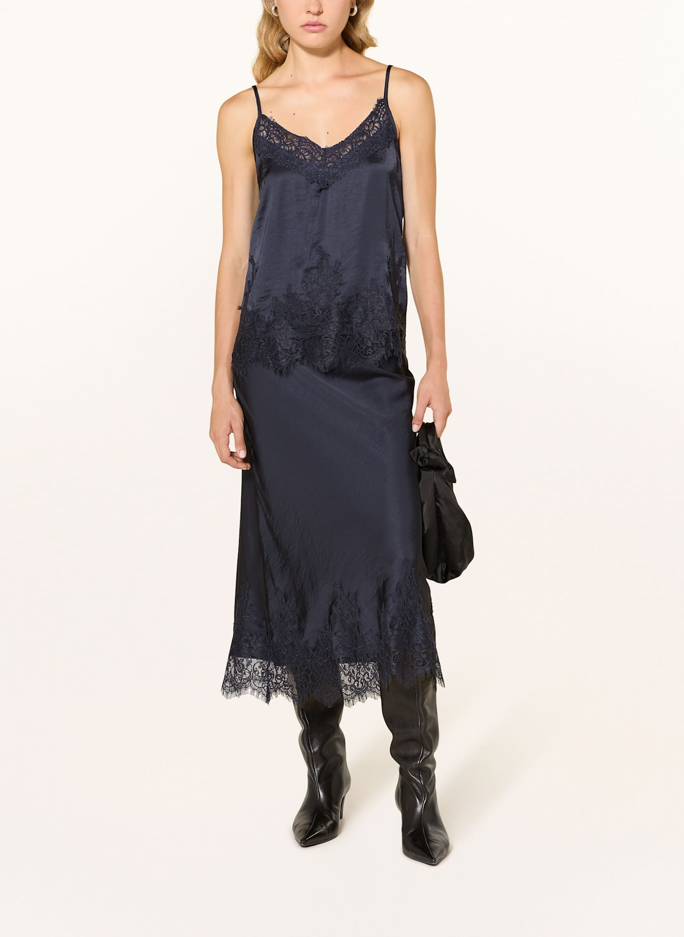 oui Satintop: DUNKELBLAU