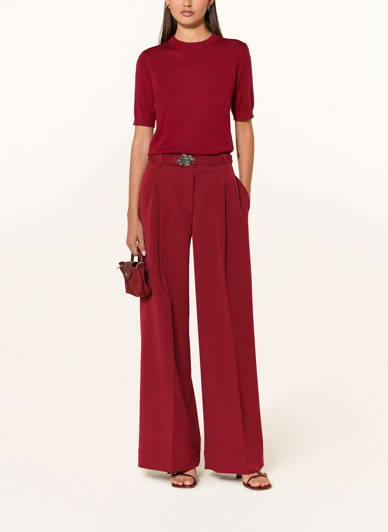 LIU JO Marlenehose: DUNKELROT