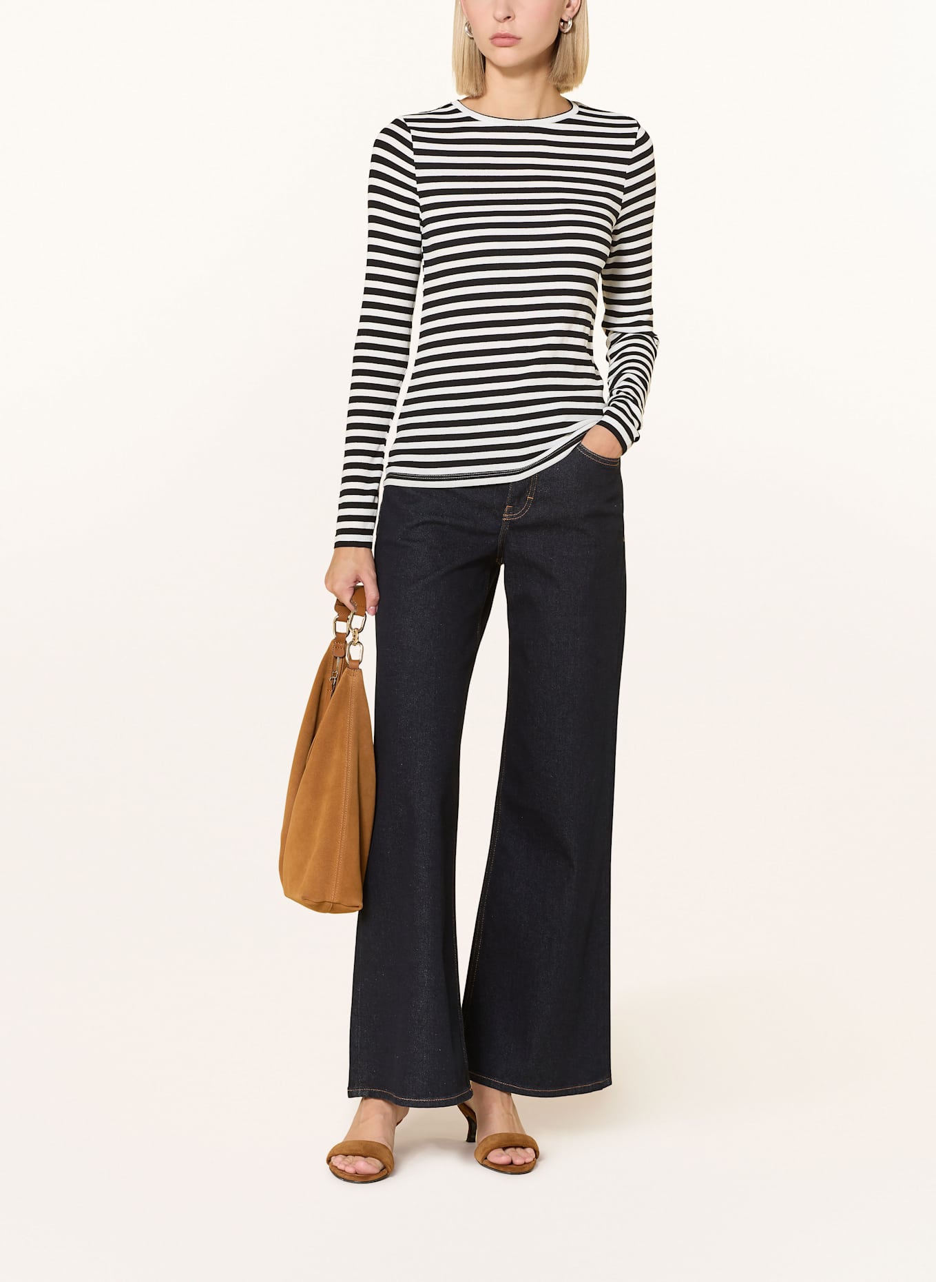 ONLY Long sleeve shirt: BLACK / WHITE