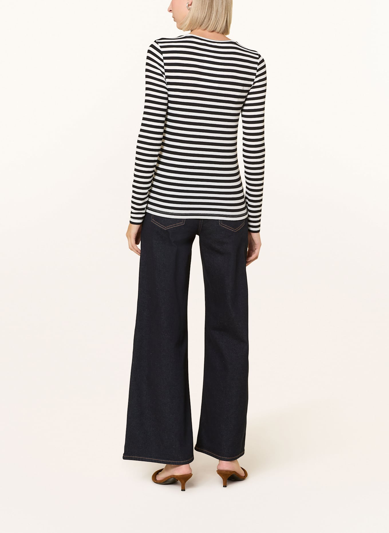 ONLY Long sleeve shirt: BLACK / WHITE