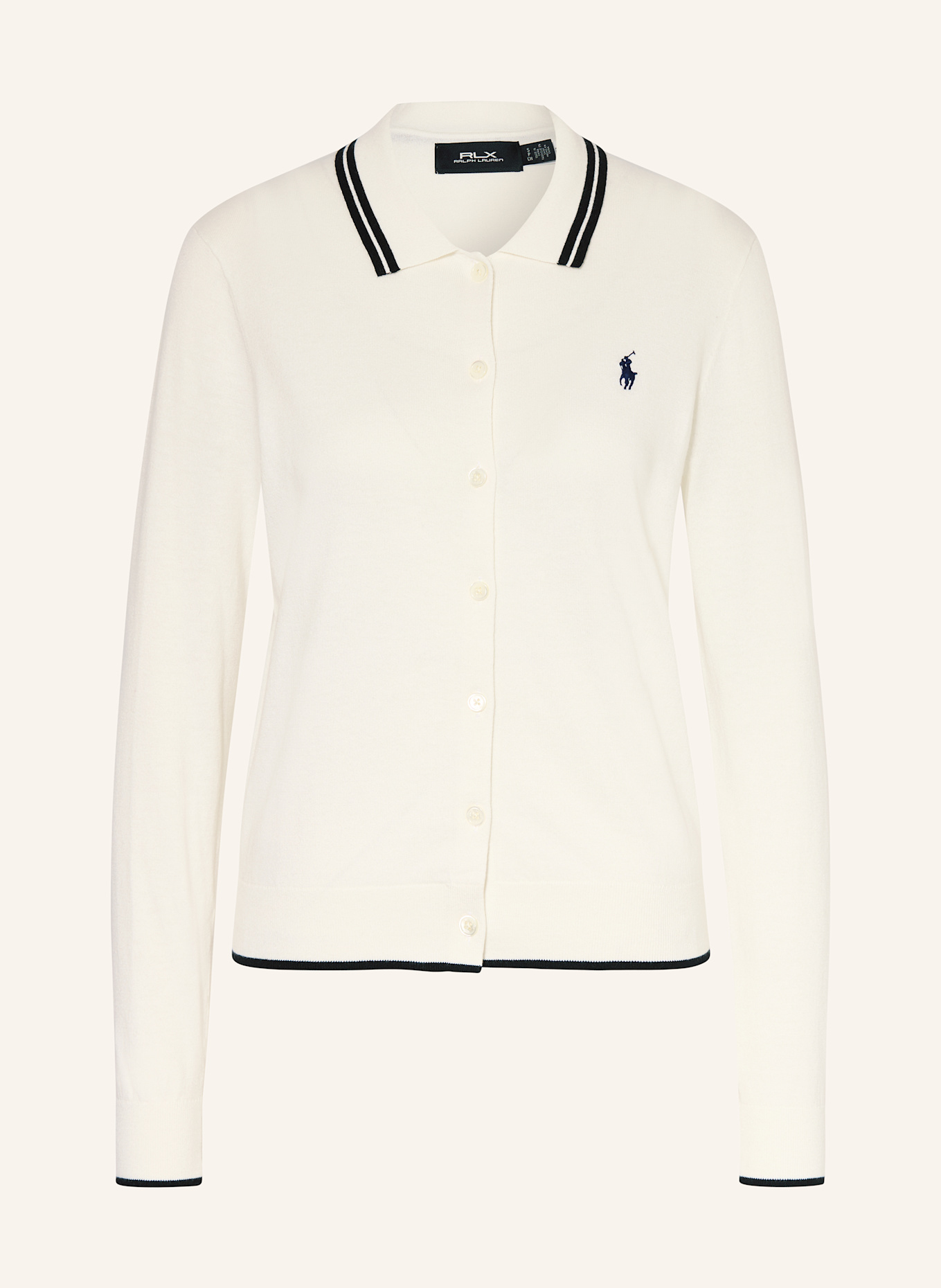 RLX RALPH LAUREN Strickjacke: ECRU