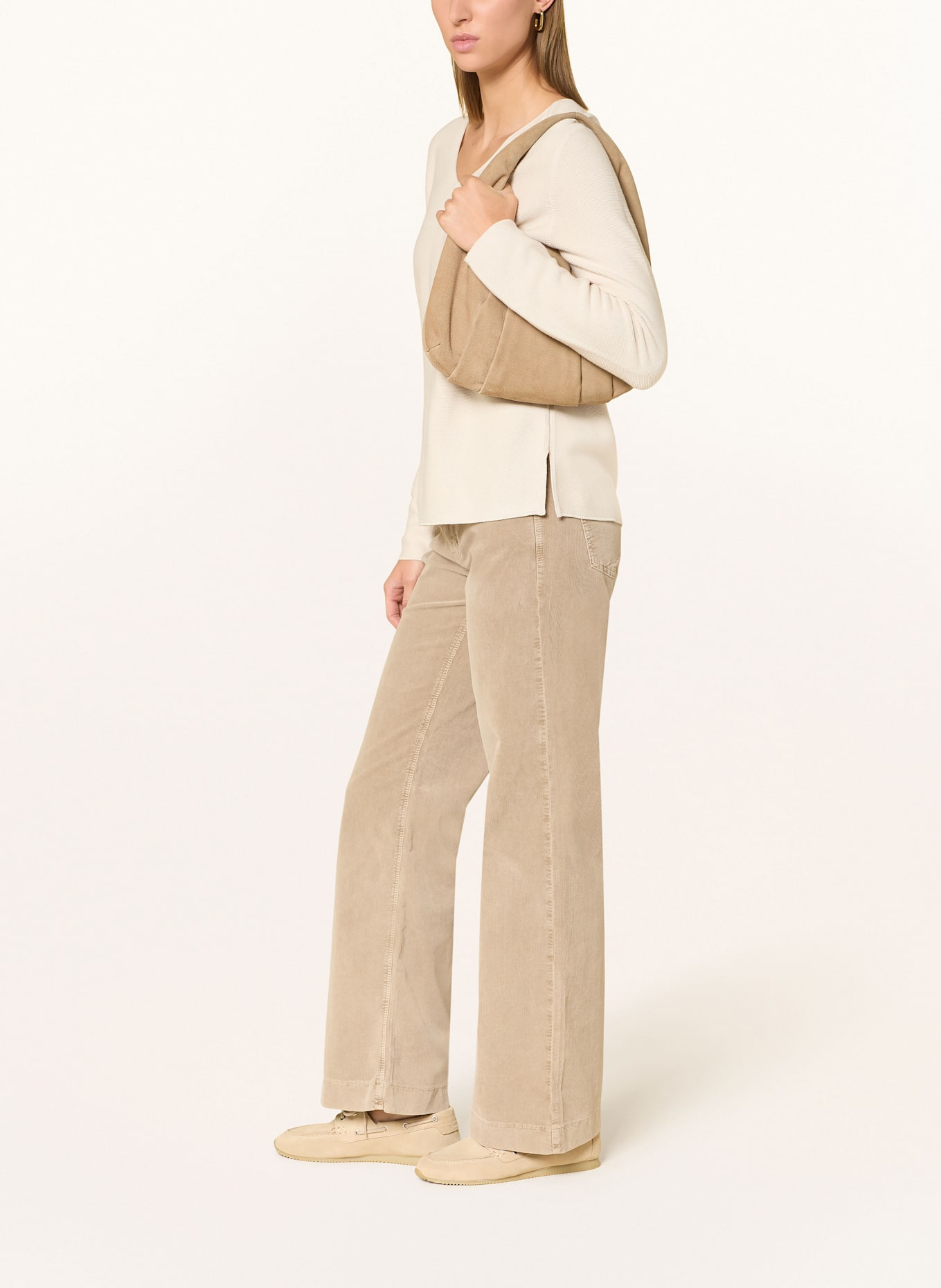 MAC Cordhose WIDE: BEIGE