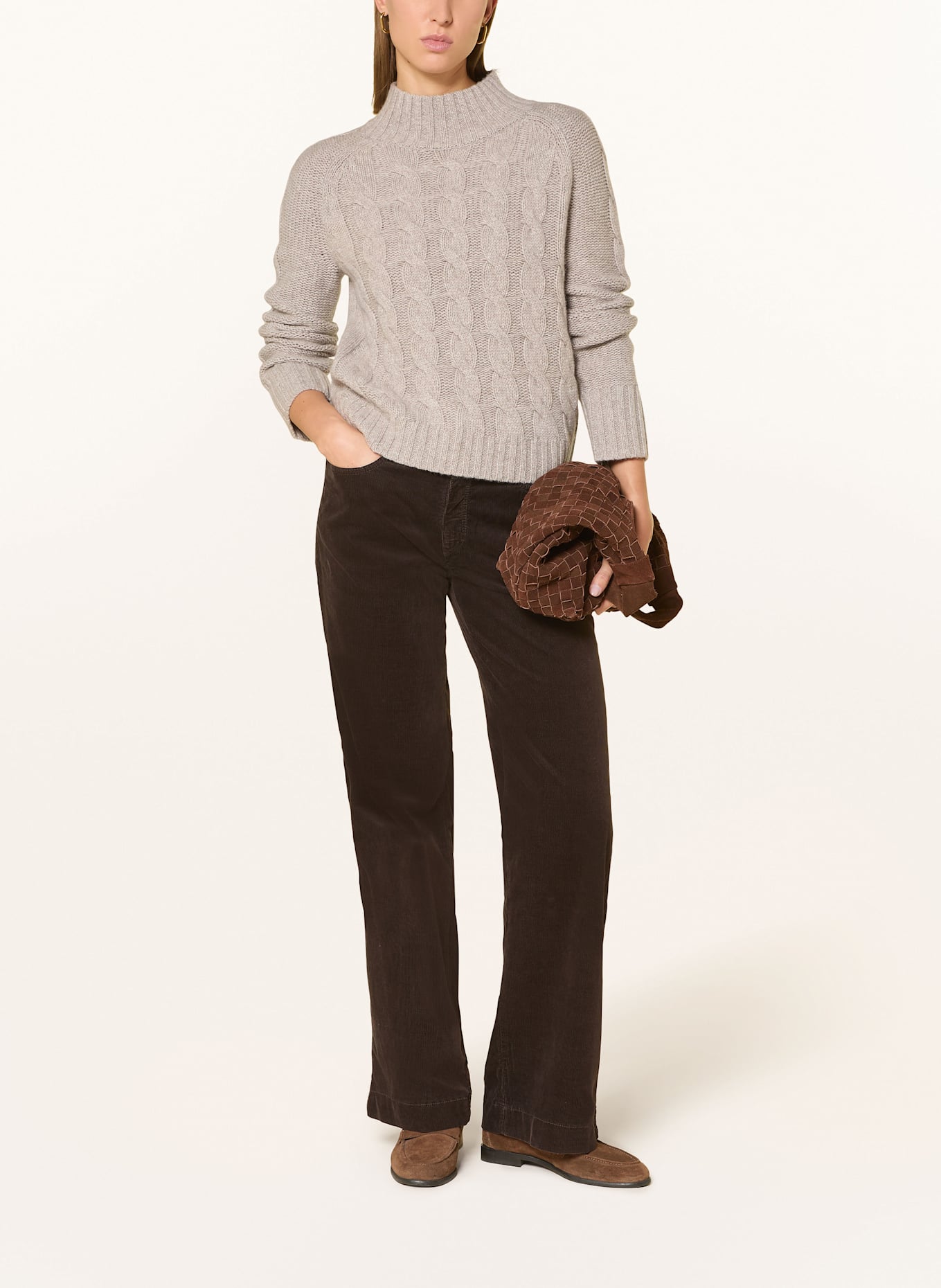 MAC Cordhose WIDE: DUNKELBRAUN