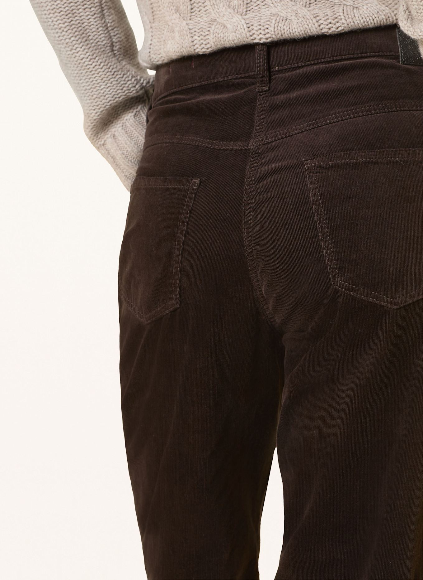 MAC Cordhose WIDE: DUNKELBRAUN