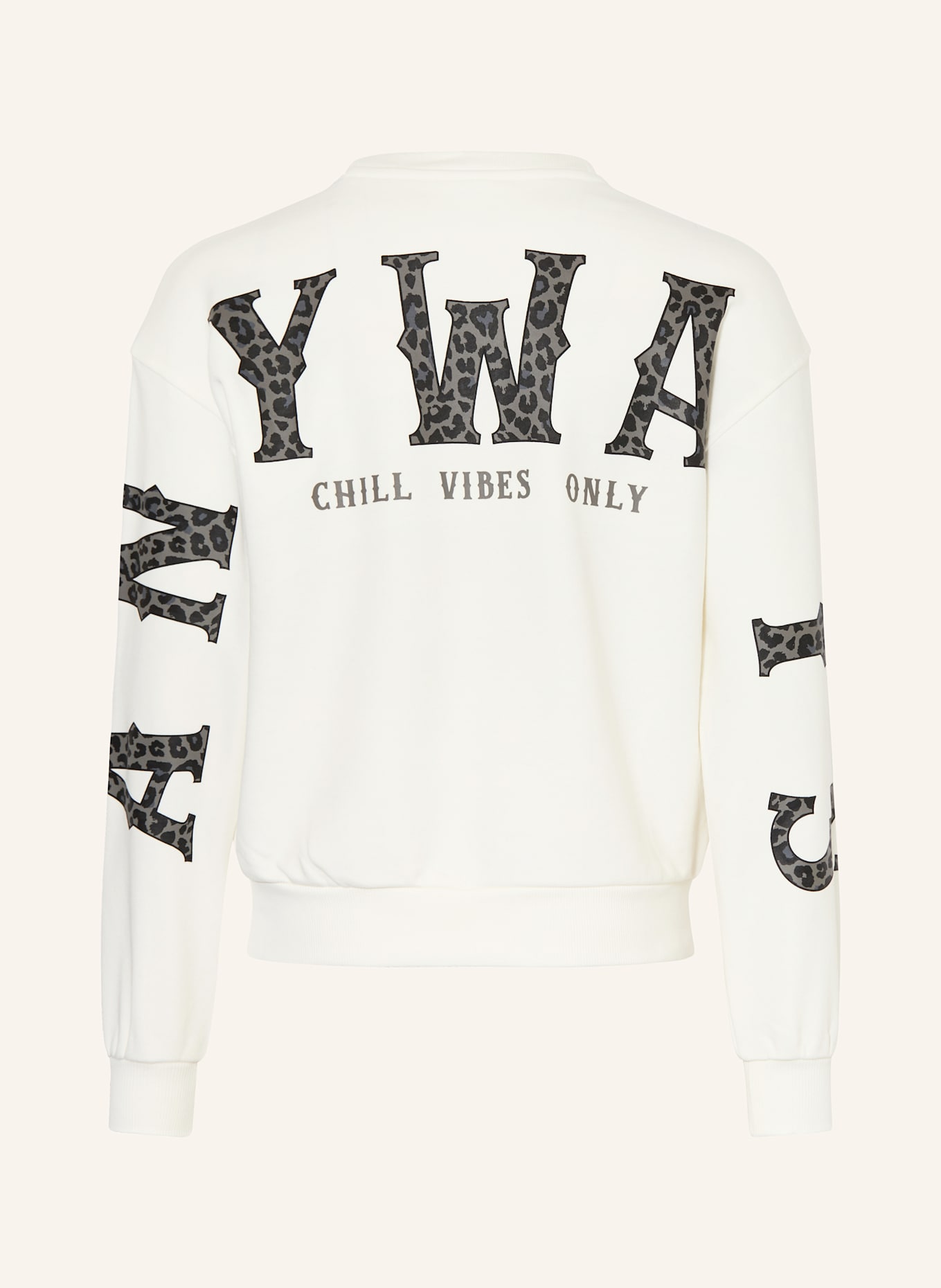 s.Oliver RED Sweatshirt: WEISS / SCHWARZ