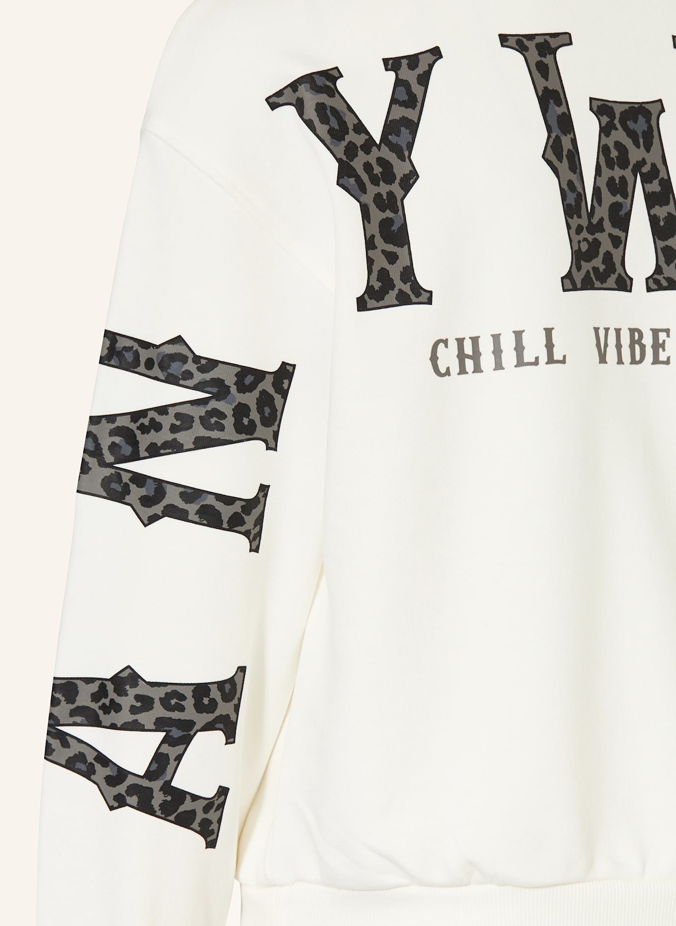 s.Oliver RED Sweatshirt: WEISS / SCHWARZ