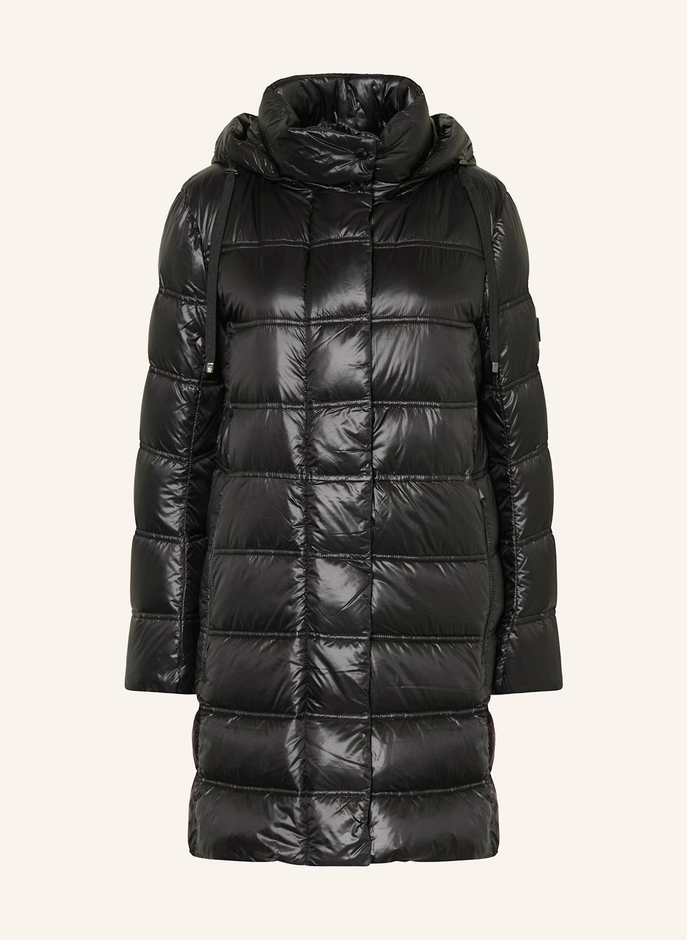 BOGNER Daunenmantel LYNN-D5 mit abnehmbarer Kapuze: SCHWARZ