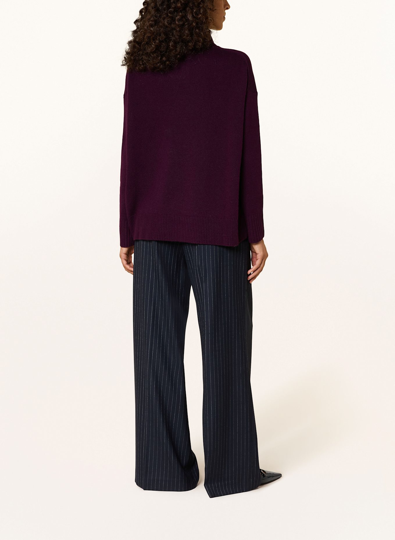 darling harbour Pullover mit Cashmere: BERRY