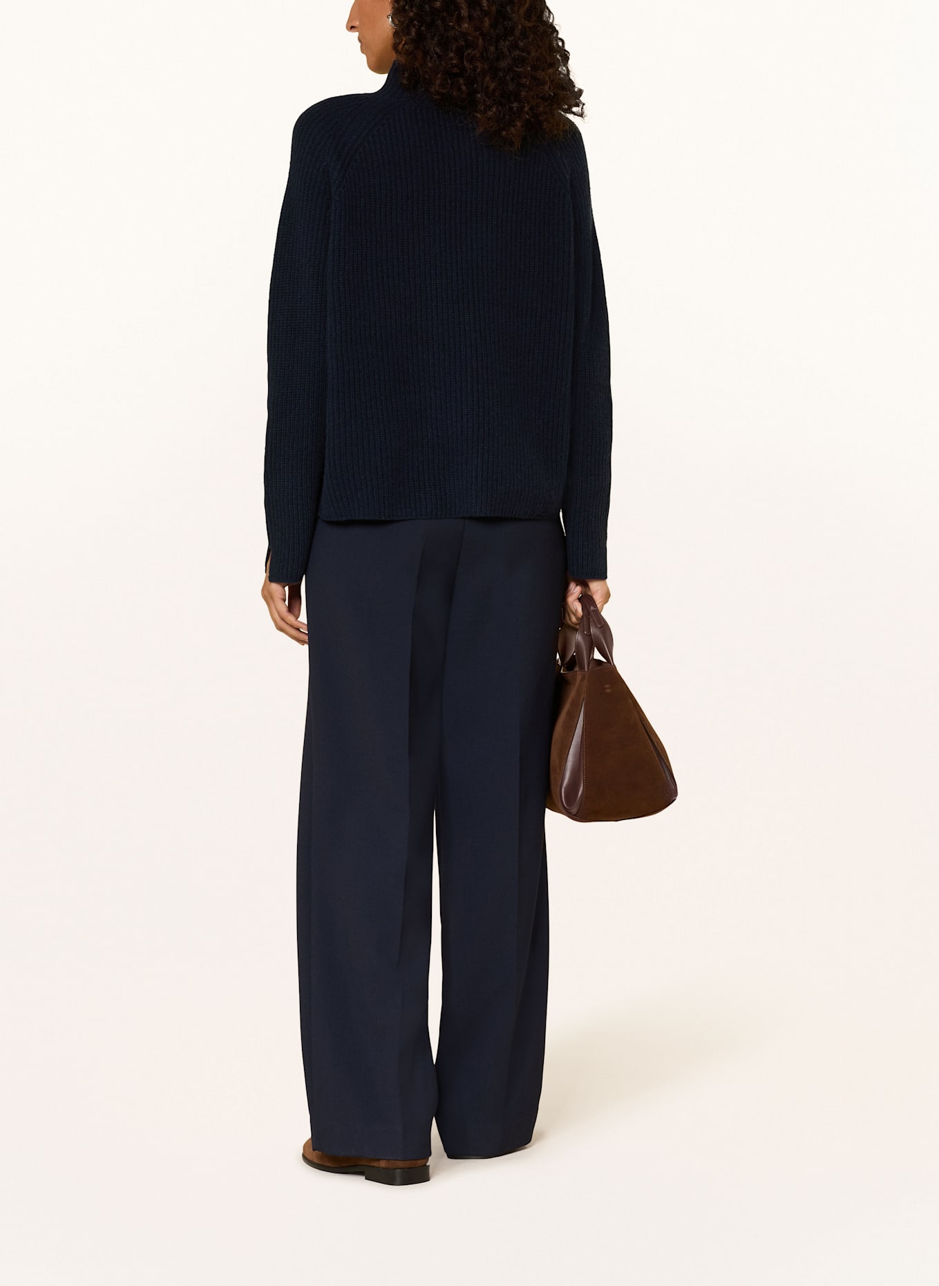 darling harbour Pullover mit Cashmere: DUNKELBLAU