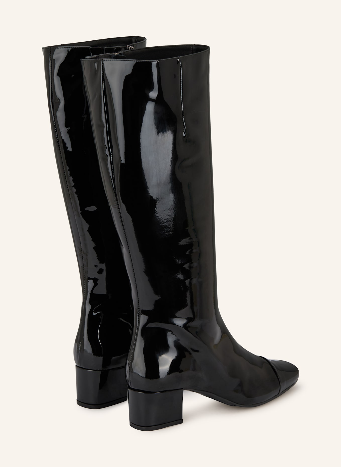 CAREL Lackstiefel MALAGA: SCHWARZ