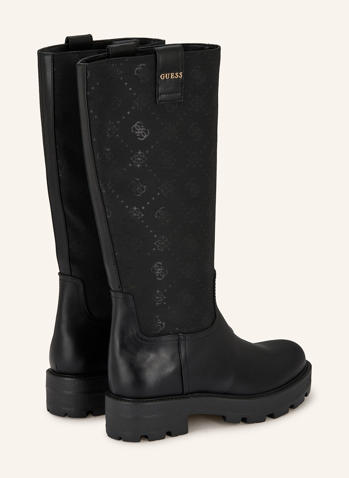 GUESS Plateau-Stiefel YANNIS: SCHWARZ