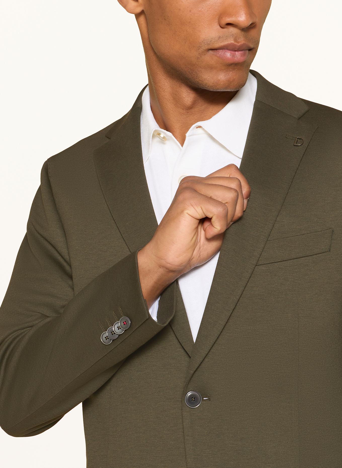 DIGEL Anzugsakko EDWARD Regular Fit aus Jersey: 52 Grün
