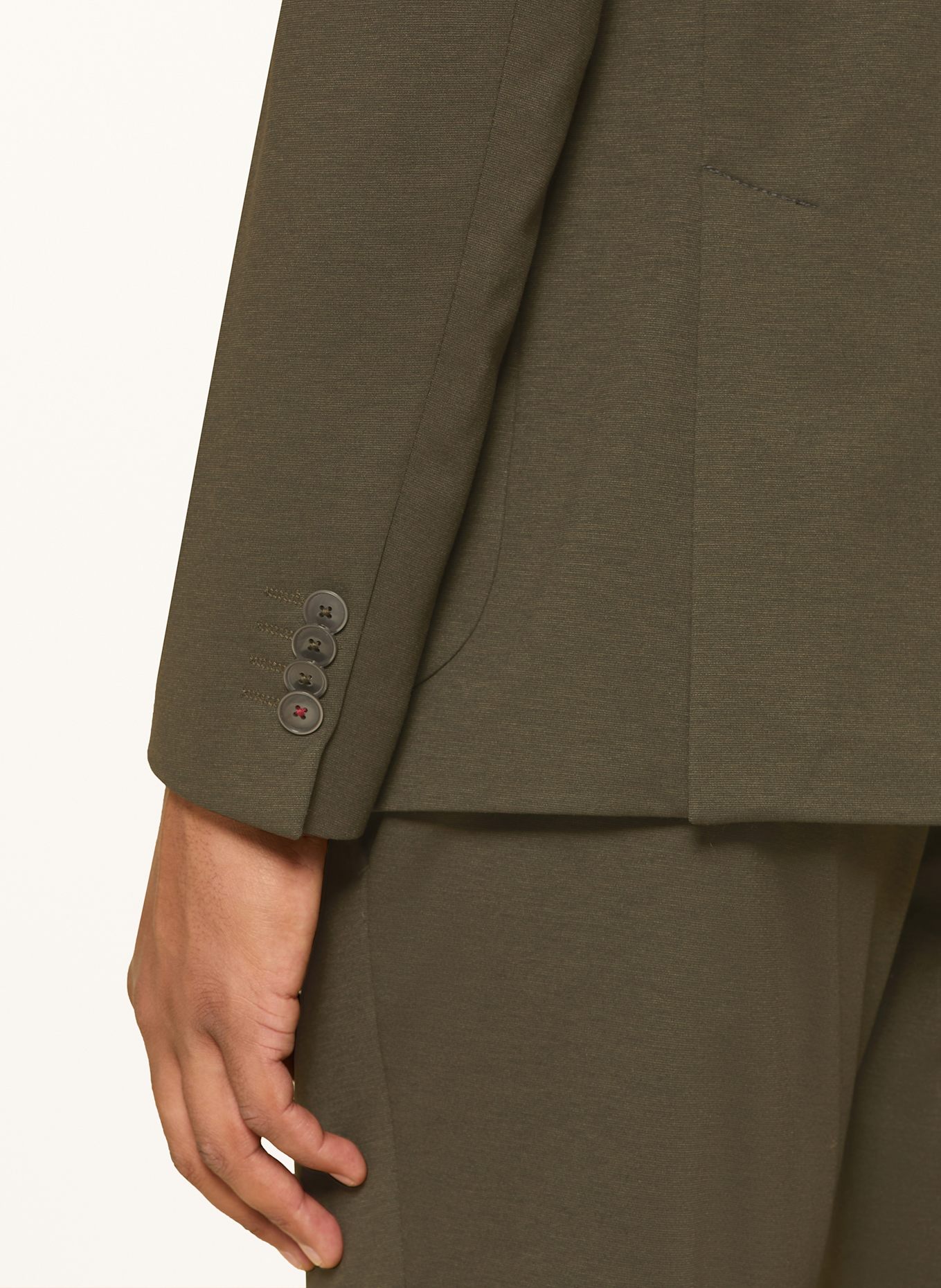 DIGEL Anzugsakko EDWARD Regular Fit aus Jersey: 52 Grün