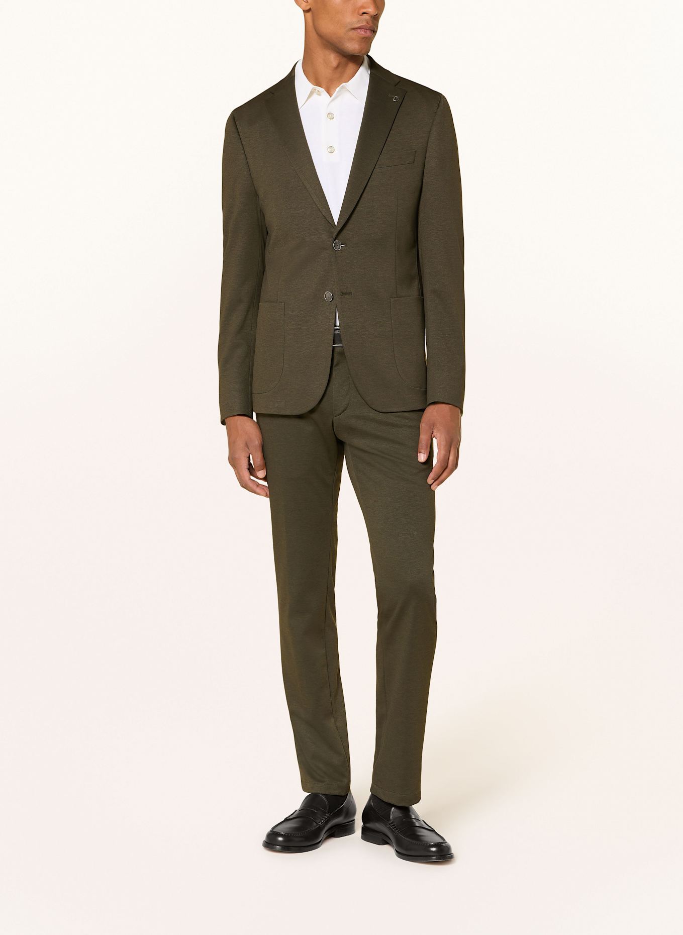 DIGEL Anzughose SERGIO Regular Fit aus Jersey: 52 Grün