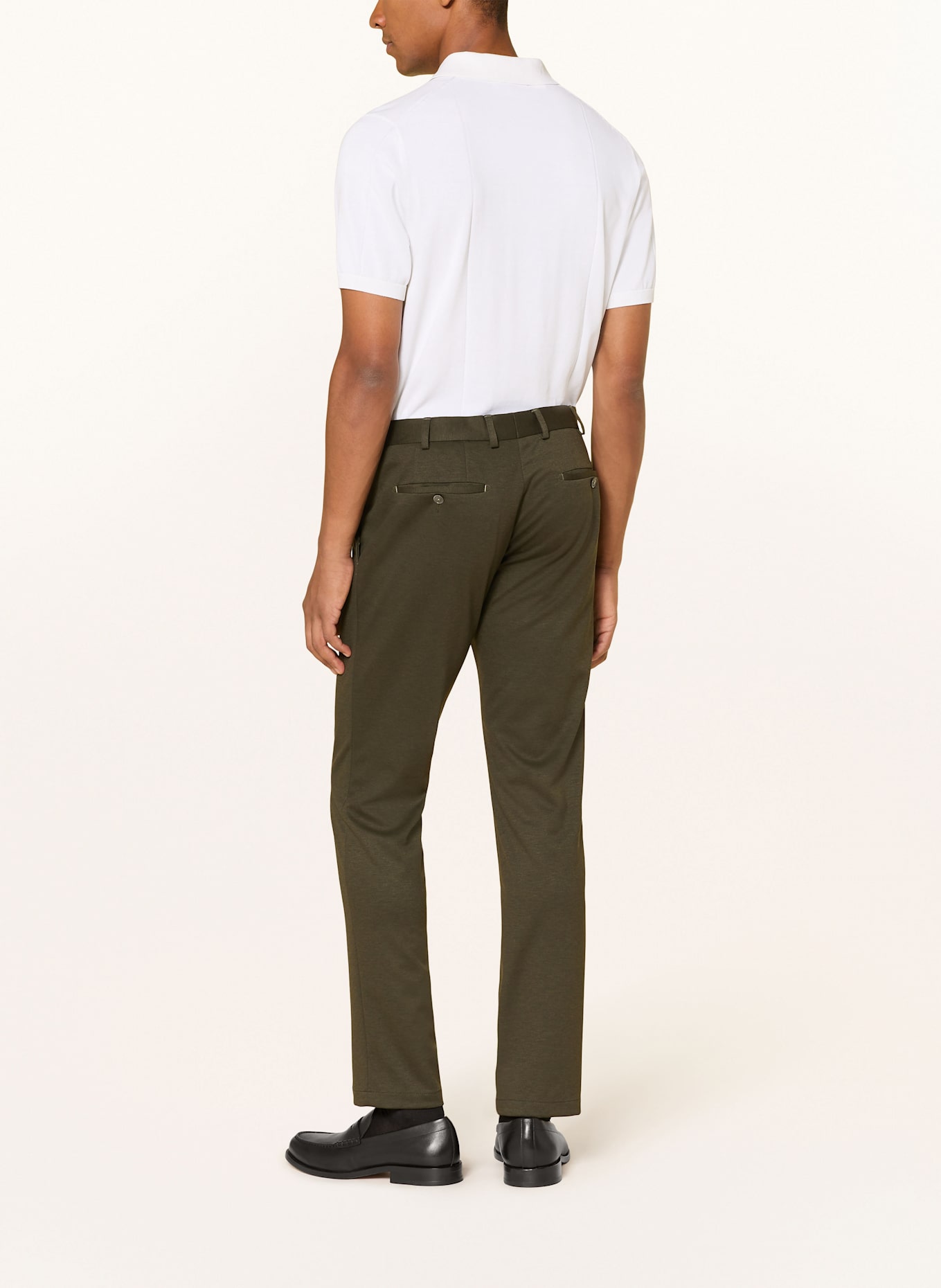 DIGEL Anzughose SERGIO Regular Fit aus Jersey: 52 Grün