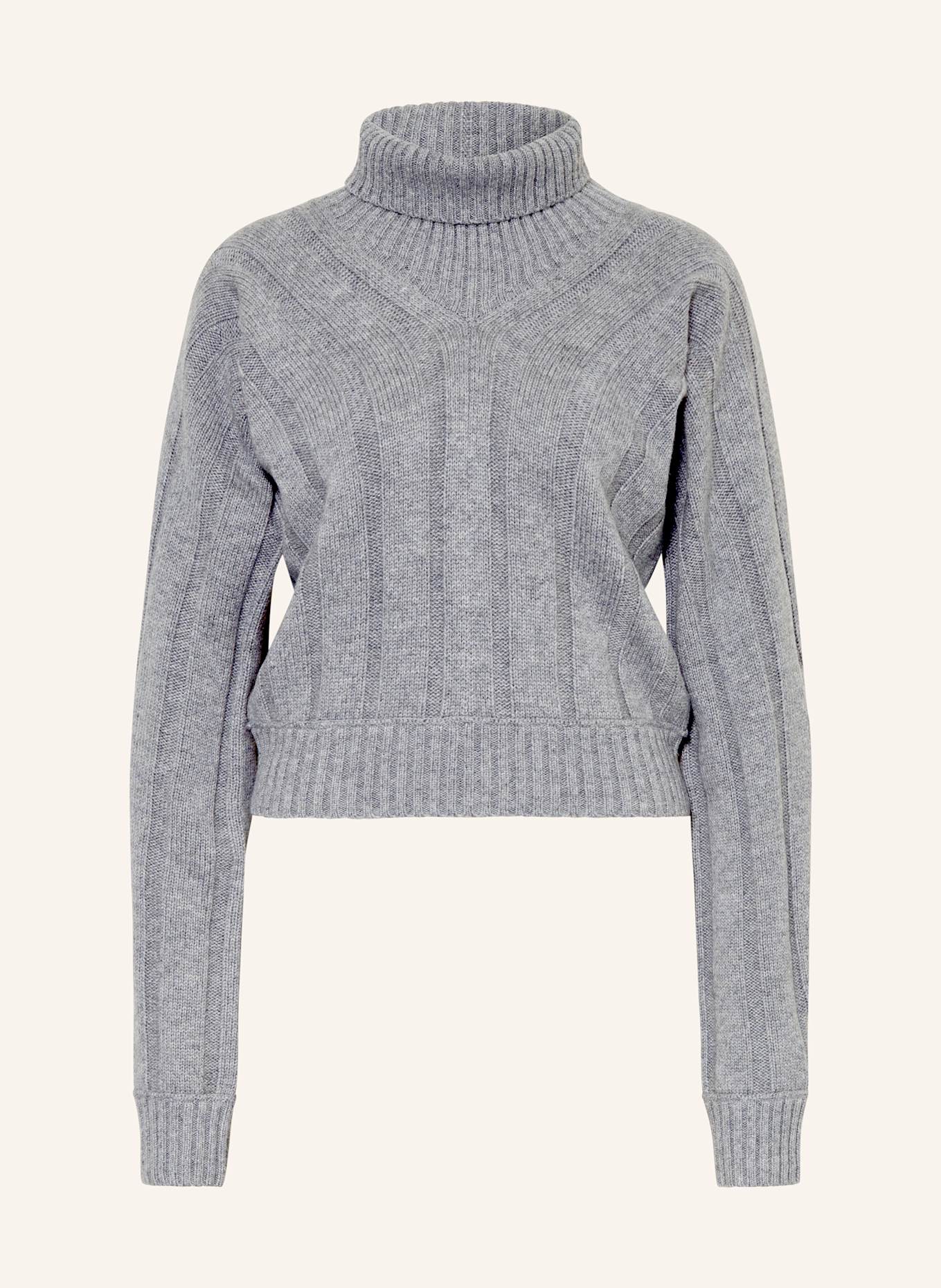 BOSS Rollkragenpullover FISANIARA: GRAU