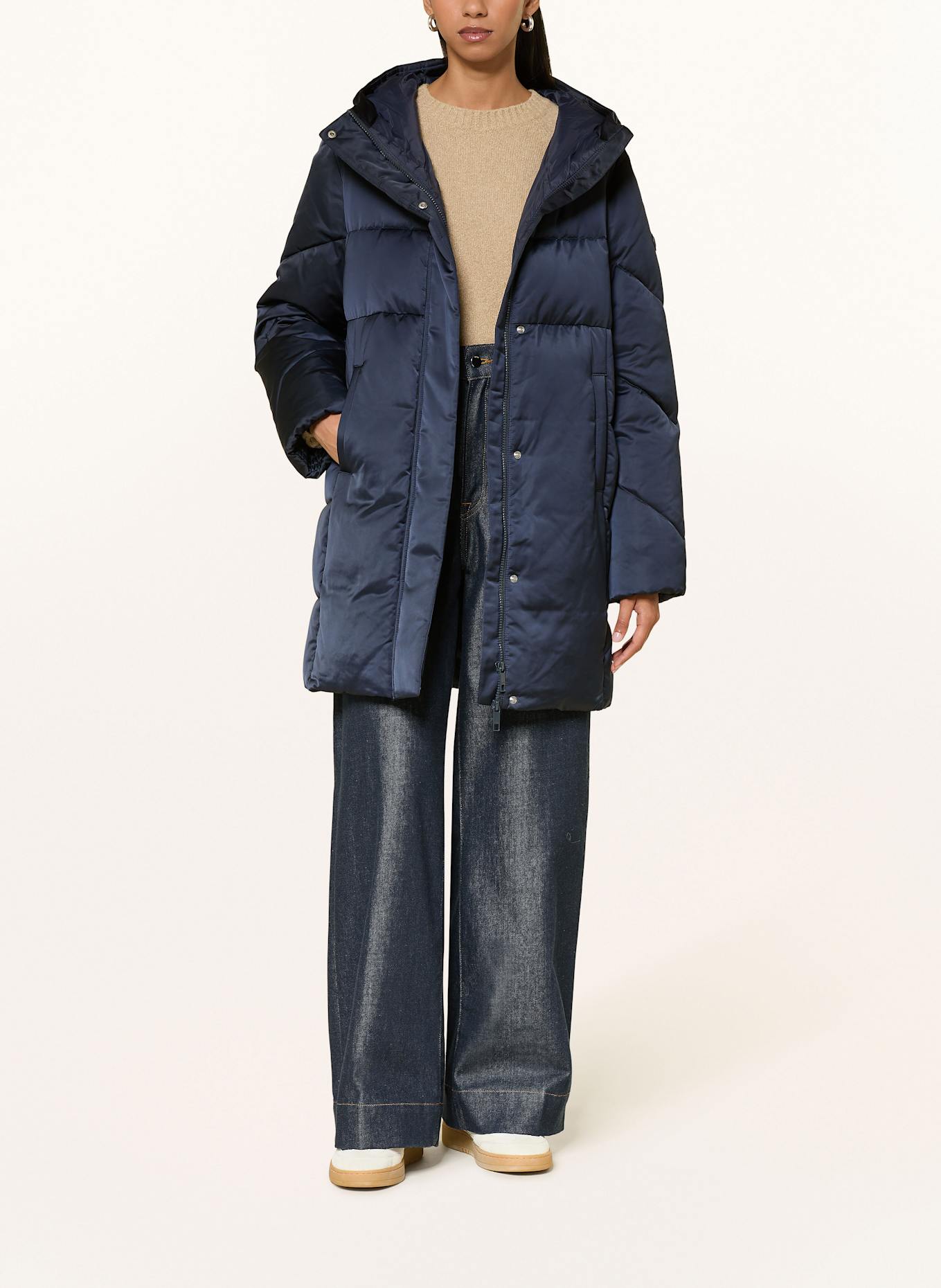 BOSS Steppmantel PETRANO: DUNKELBLAU