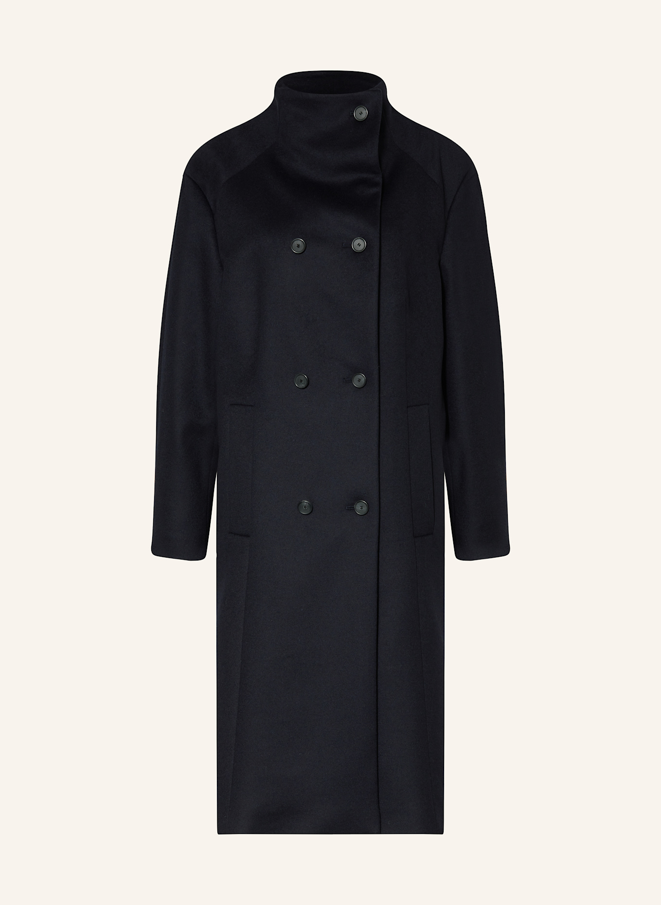 BOSS Wollmantel CAVINIA: DUNKELBLAU