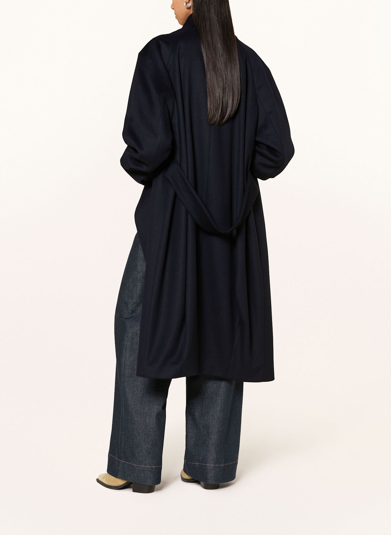 BOSS Wollmantel CAVINIA: DUNKELBLAU