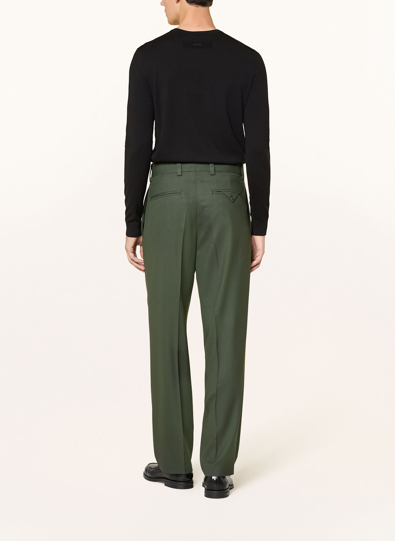 HUGO Anzugshose FLIPS: DUNKELGRÜN