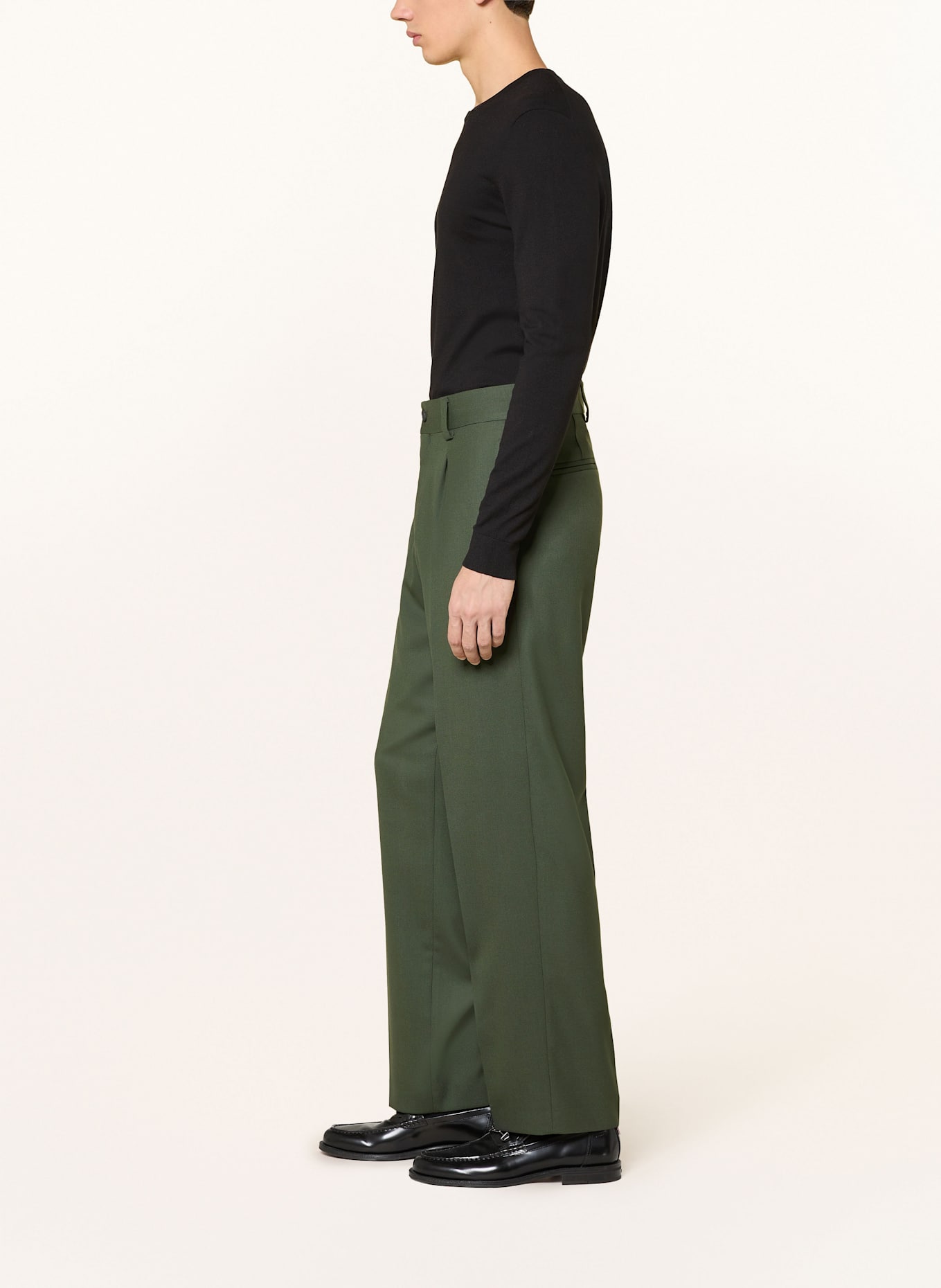 HUGO Anzugshose FLIPS: DUNKELGRÜN