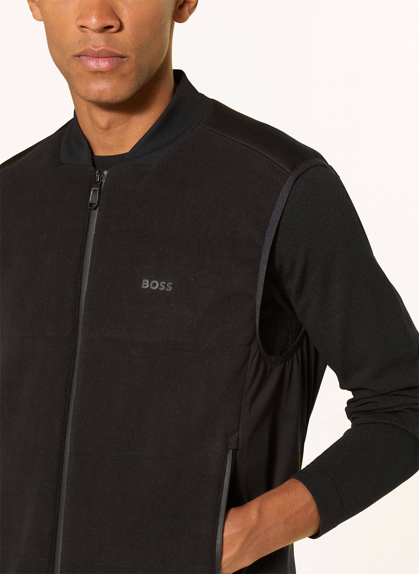 BOSS Hybrid-Weste OW_HOLE19: SCHWARZ