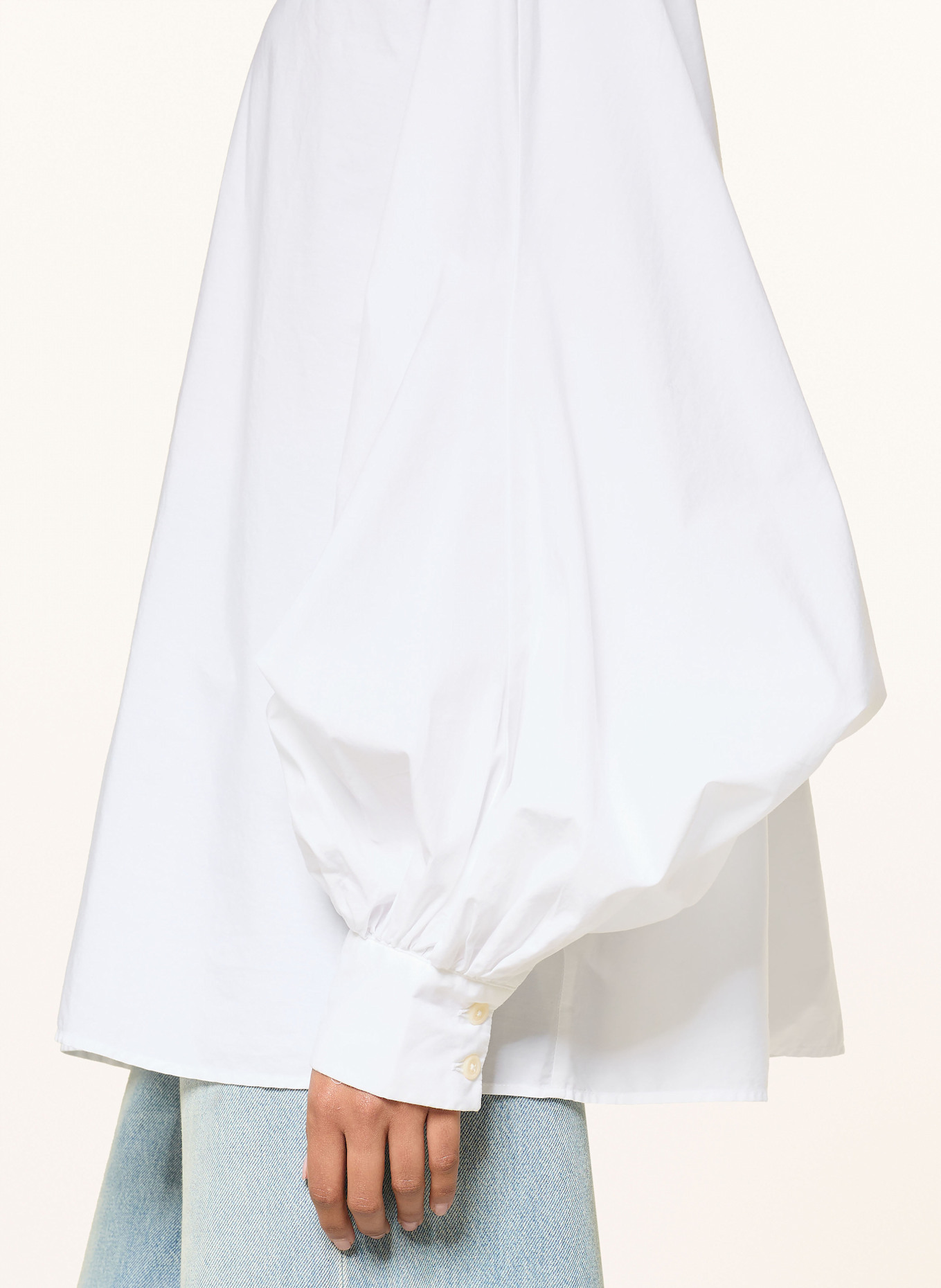 SoSUE Oversized-Hemdbluse ANTONIA: WEISS