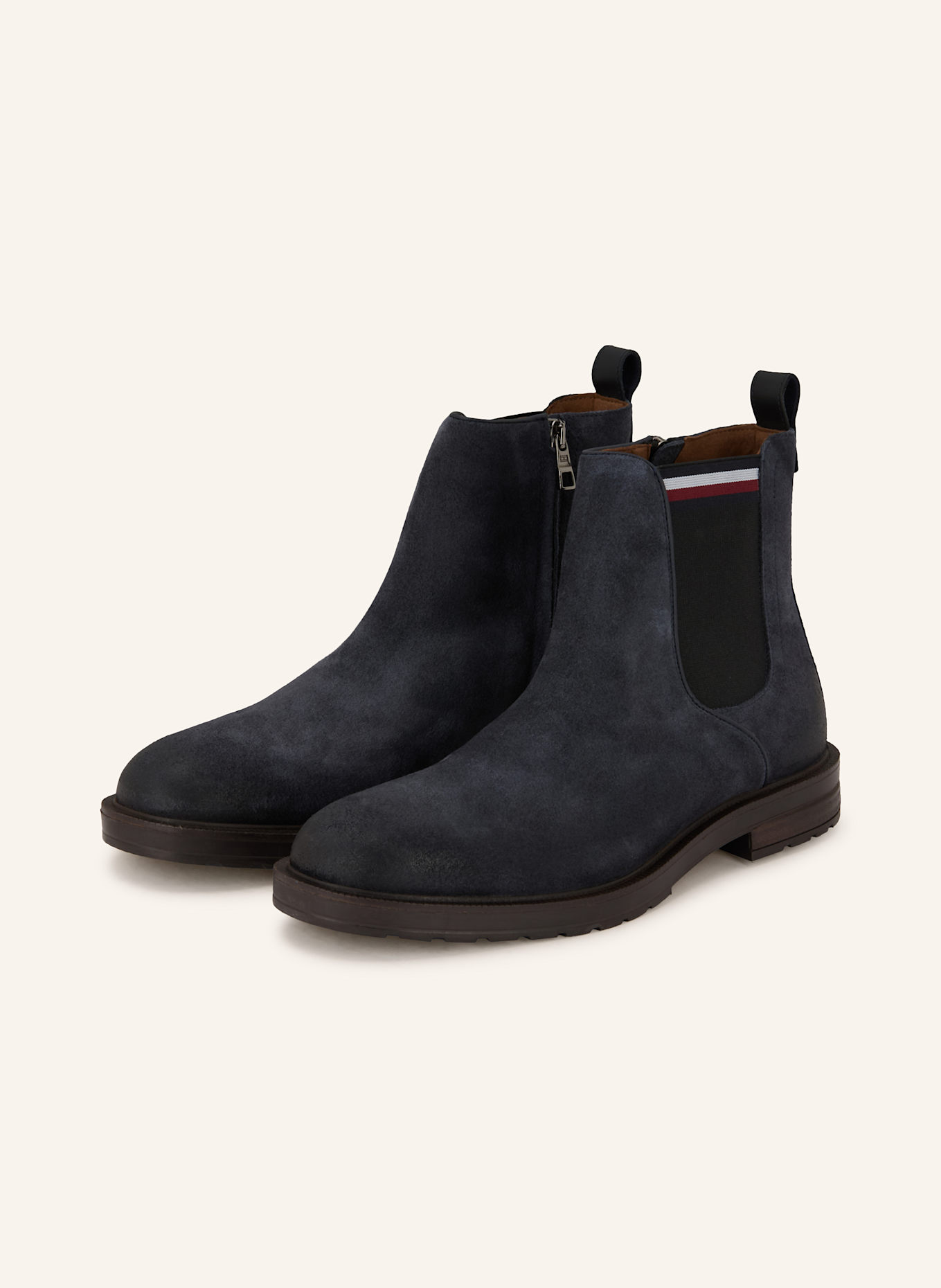 TOMMY HILFIGER Chelsea-Boots: DUNKELBLAU
