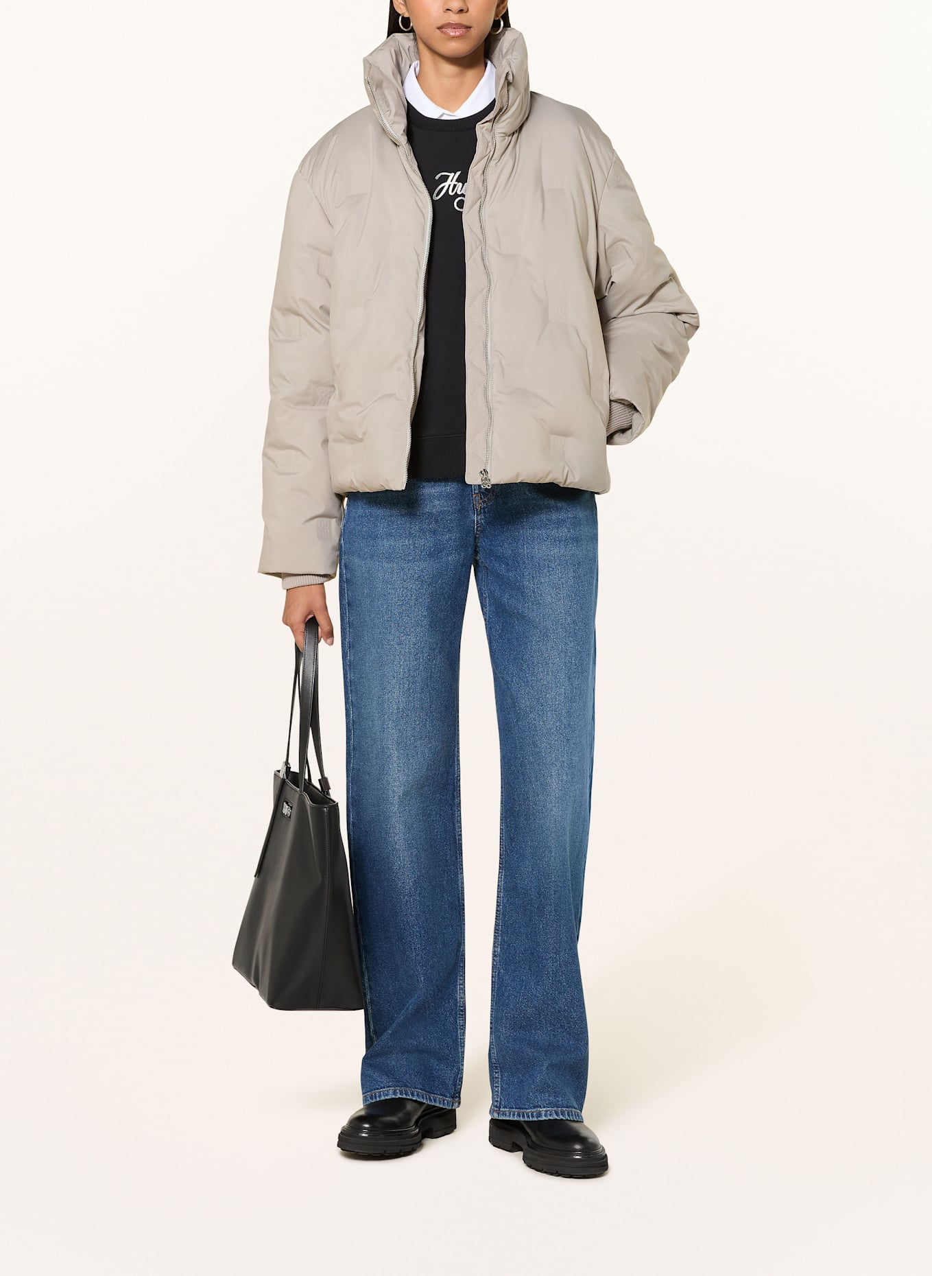 HUGO Steppjacke FARINELLA: HELLGRAU